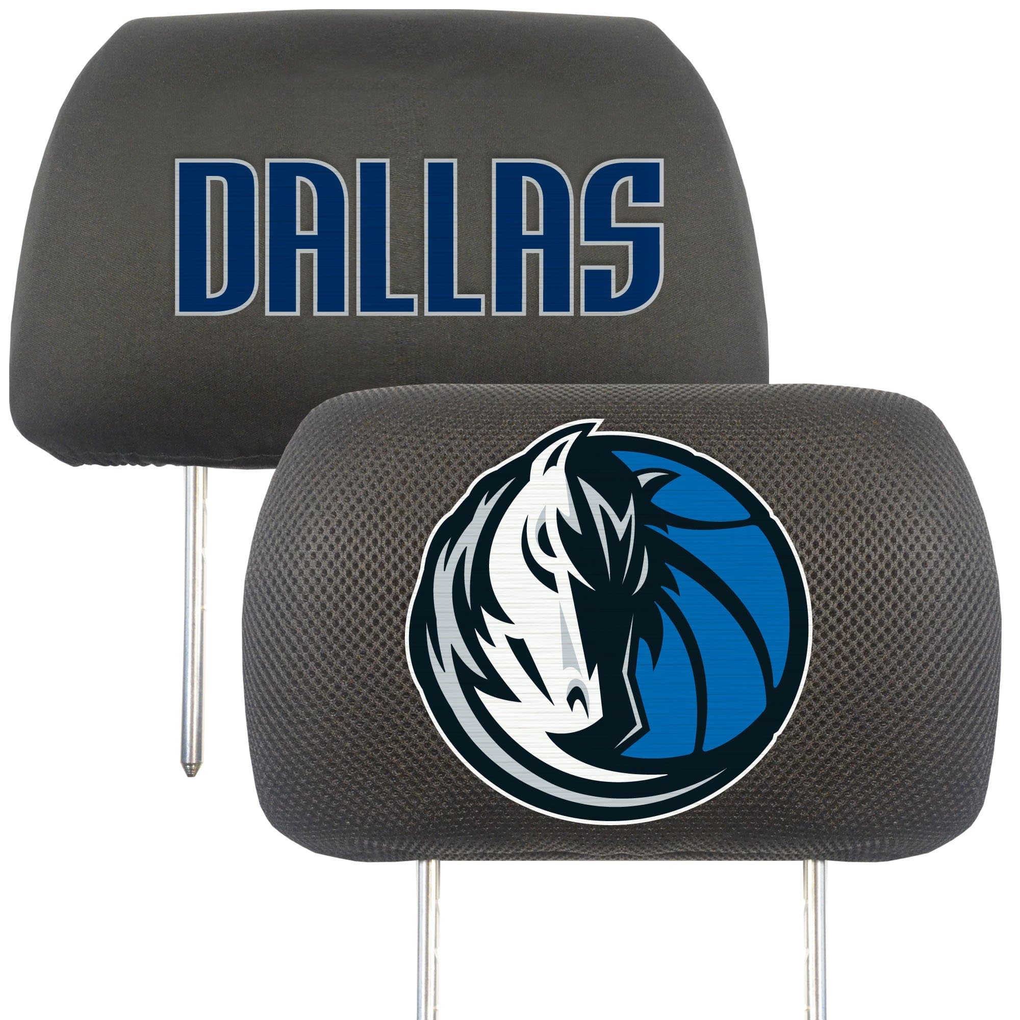 Fanmats NBA Dallas Mavericks Head Rest Cover 10x13 - Set of 2 - Image 1