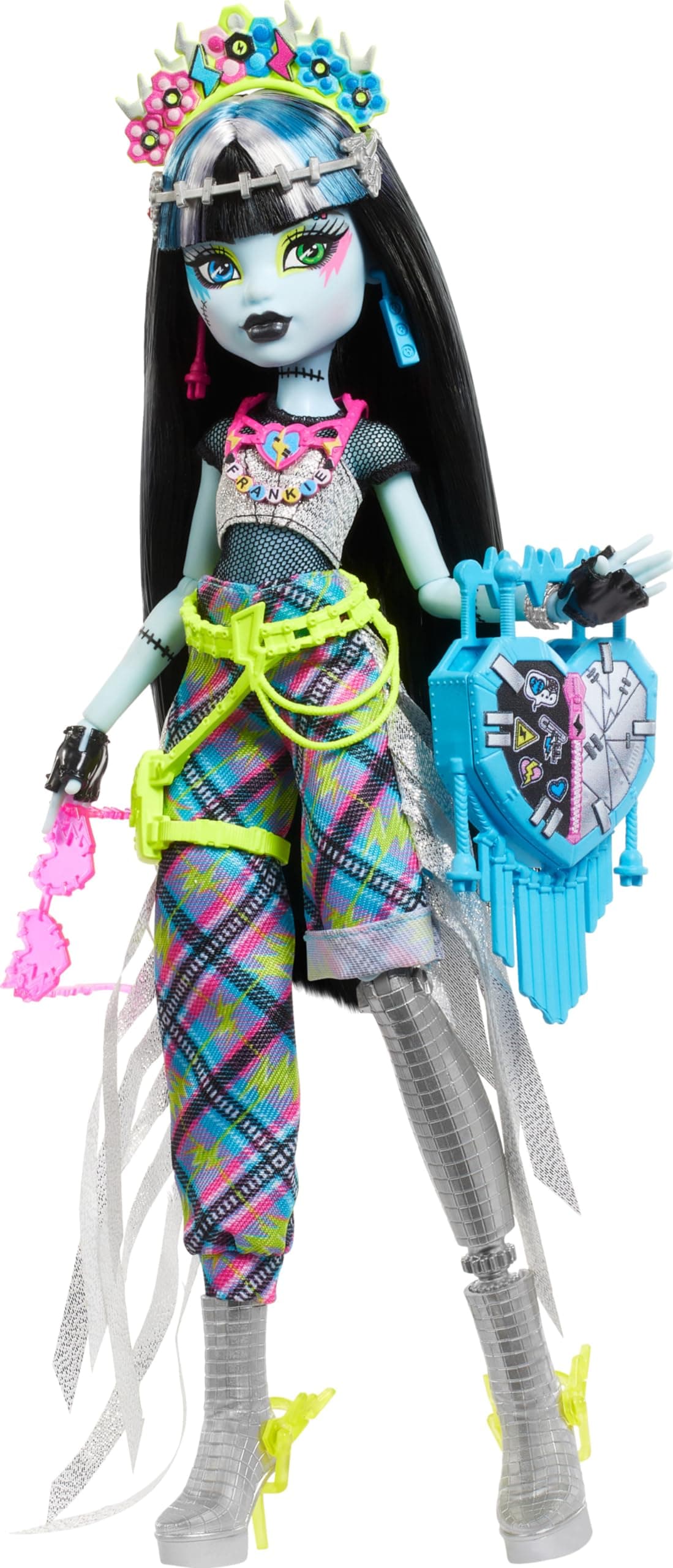 Monster High Monster Fest Frankie Stein Doll - Glam Outfit, Festival Themed - Image 1