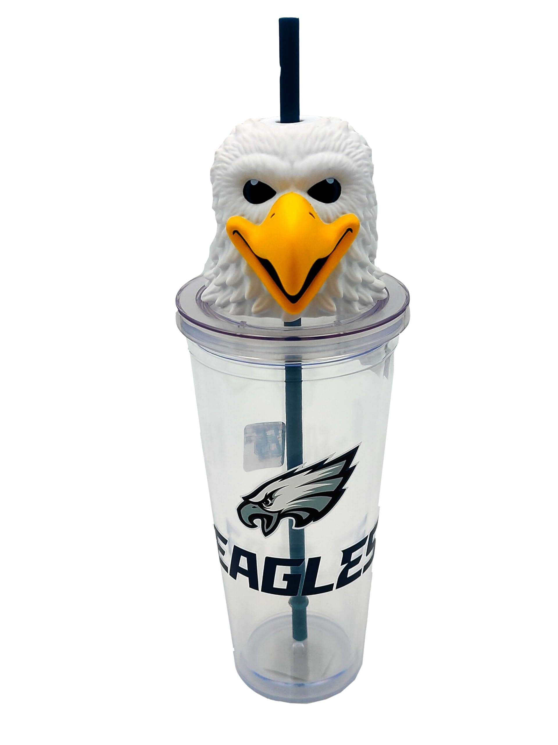 Philadelphia Eagles Mascot Lid 24oz Sipper Proformance Home NFL - Image 1