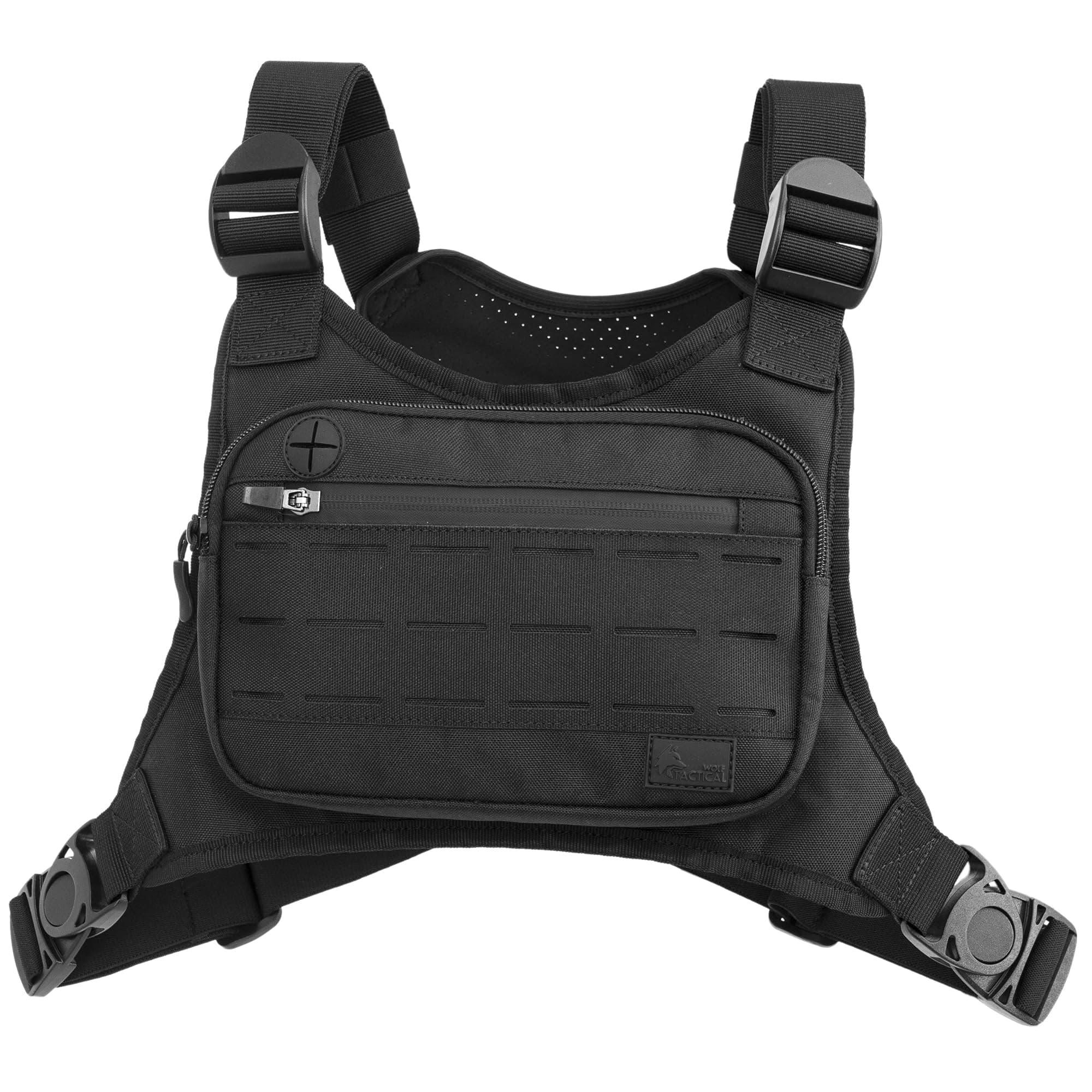 WOLF TACTICAL Chest Pack Running Chest Bag for Men Chest Holster Running Vest Ch - Image 1