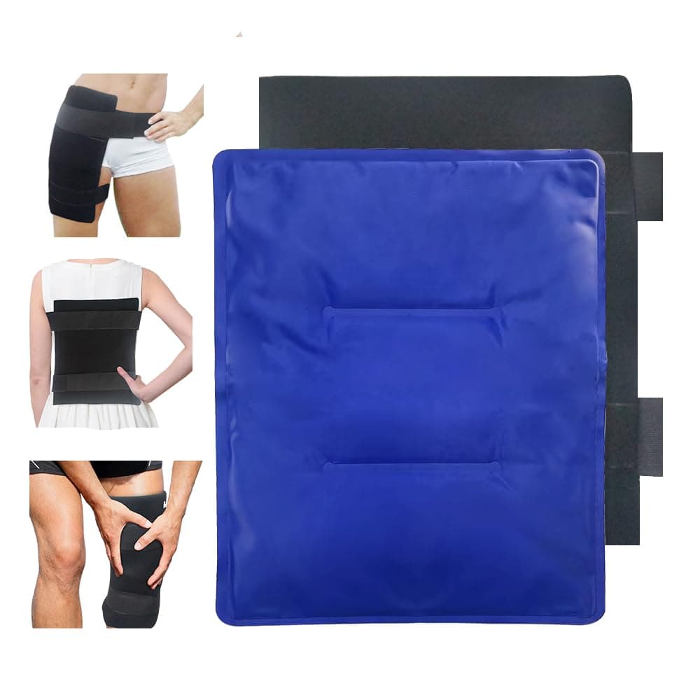 Gel Soft Flexible Ice Packs for Injuries - Reusable Freezer Hot & Cold Compress - Image 1