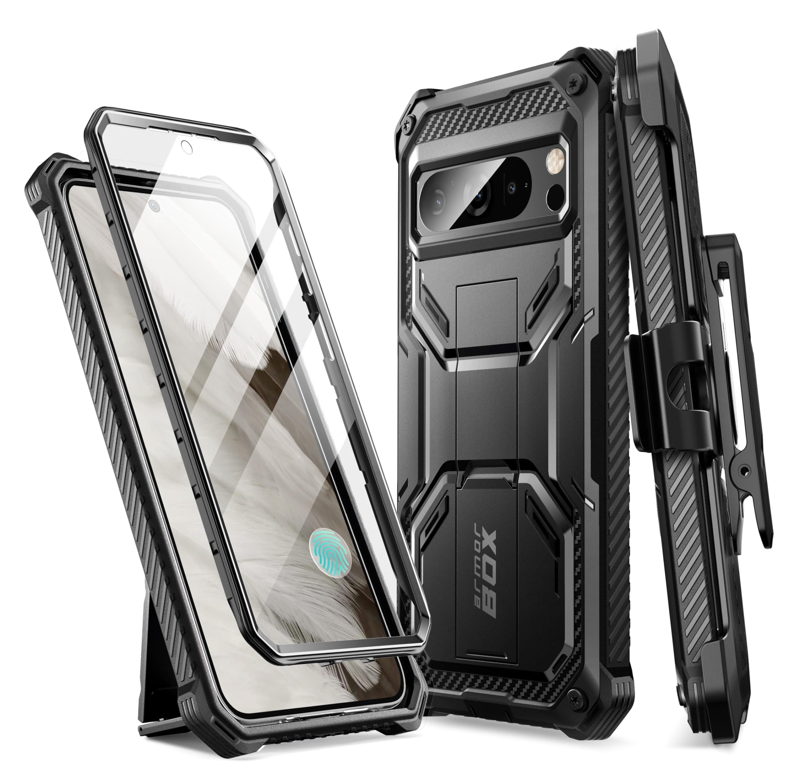 i-Blason Armorbox Google Pixel 8 Pro Case (2023) - Full Body, Kickstand, Rugged - Image 1