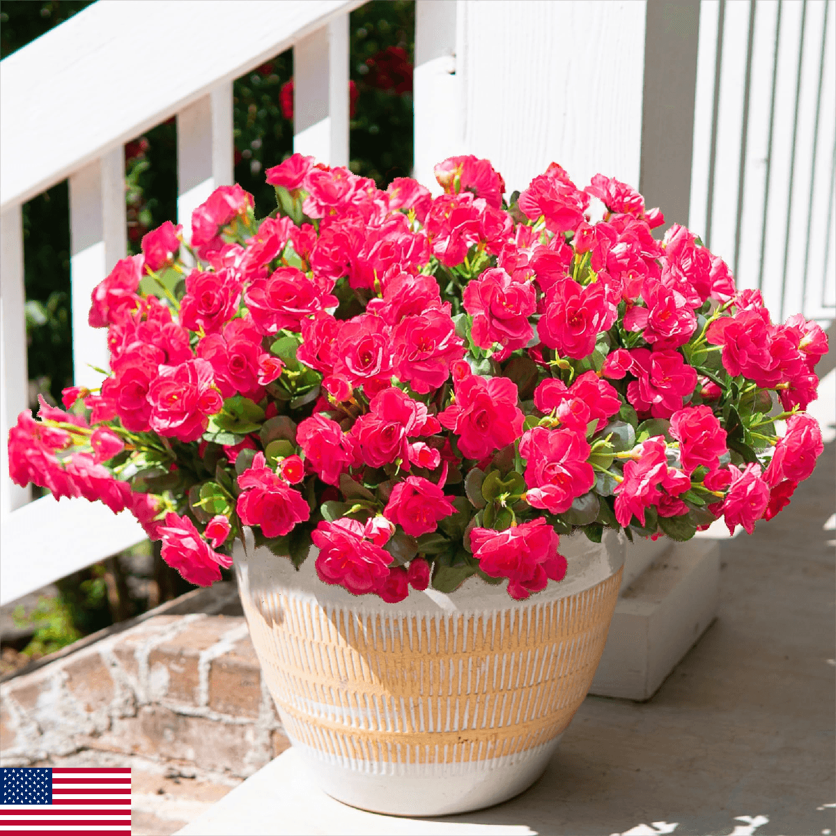 HyeFlora Artificial Outdoor Flowers for Spring/Summer Decor, UV Resistant - Image 1