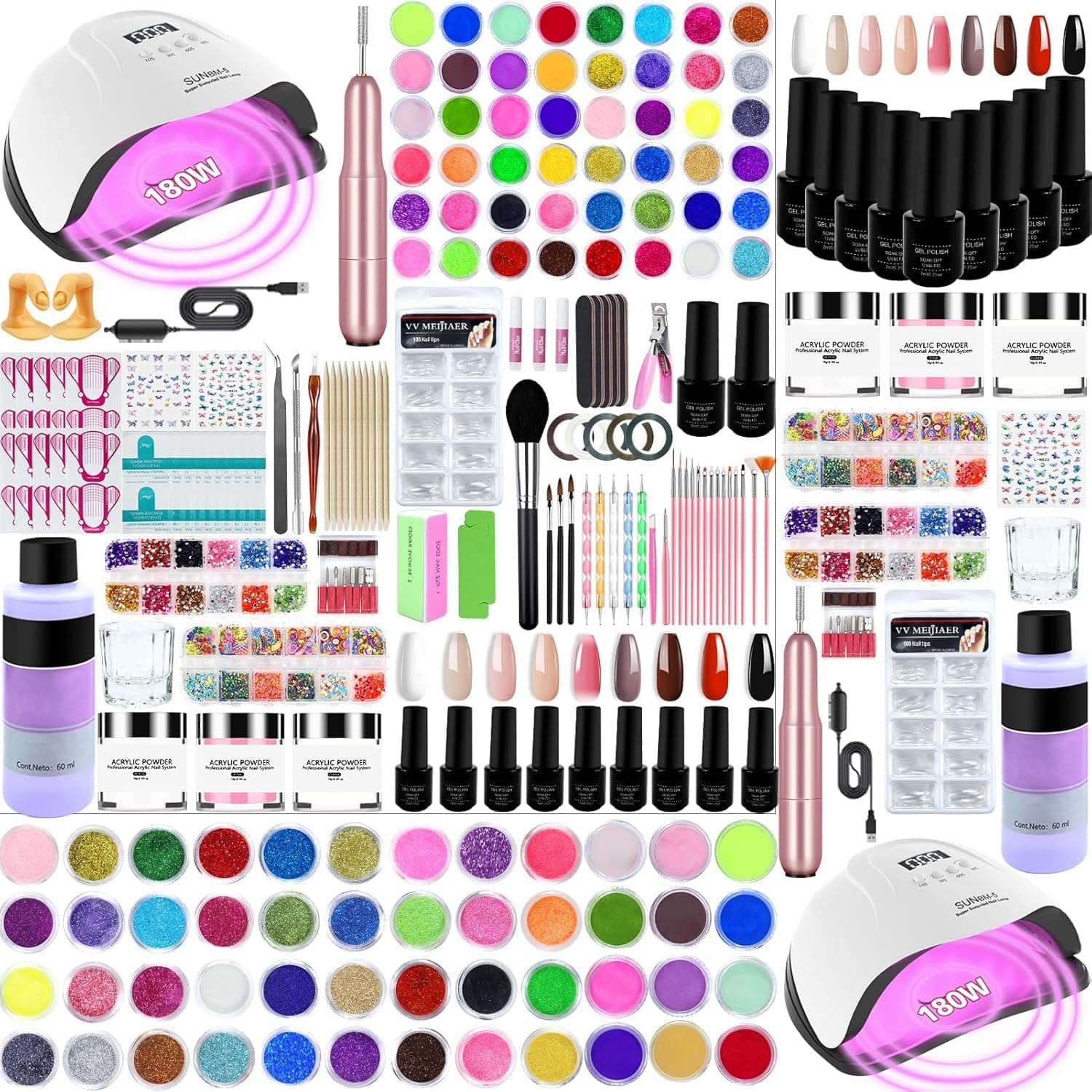 Professional Acrylic Nail Kit for Beginners with Everything Complete Nail Kit Se - Image 1