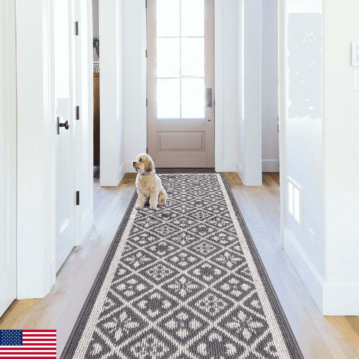 Ileading Laundry Runner Rug 2x6ft Non-Slip Floor Mat Washable & Durable - Image 1