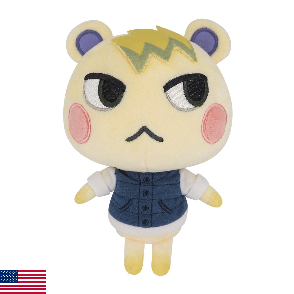 Little Buddy Animal Crossing New Horizons Marshal 7" Plush Stuffed Toy - Image 1