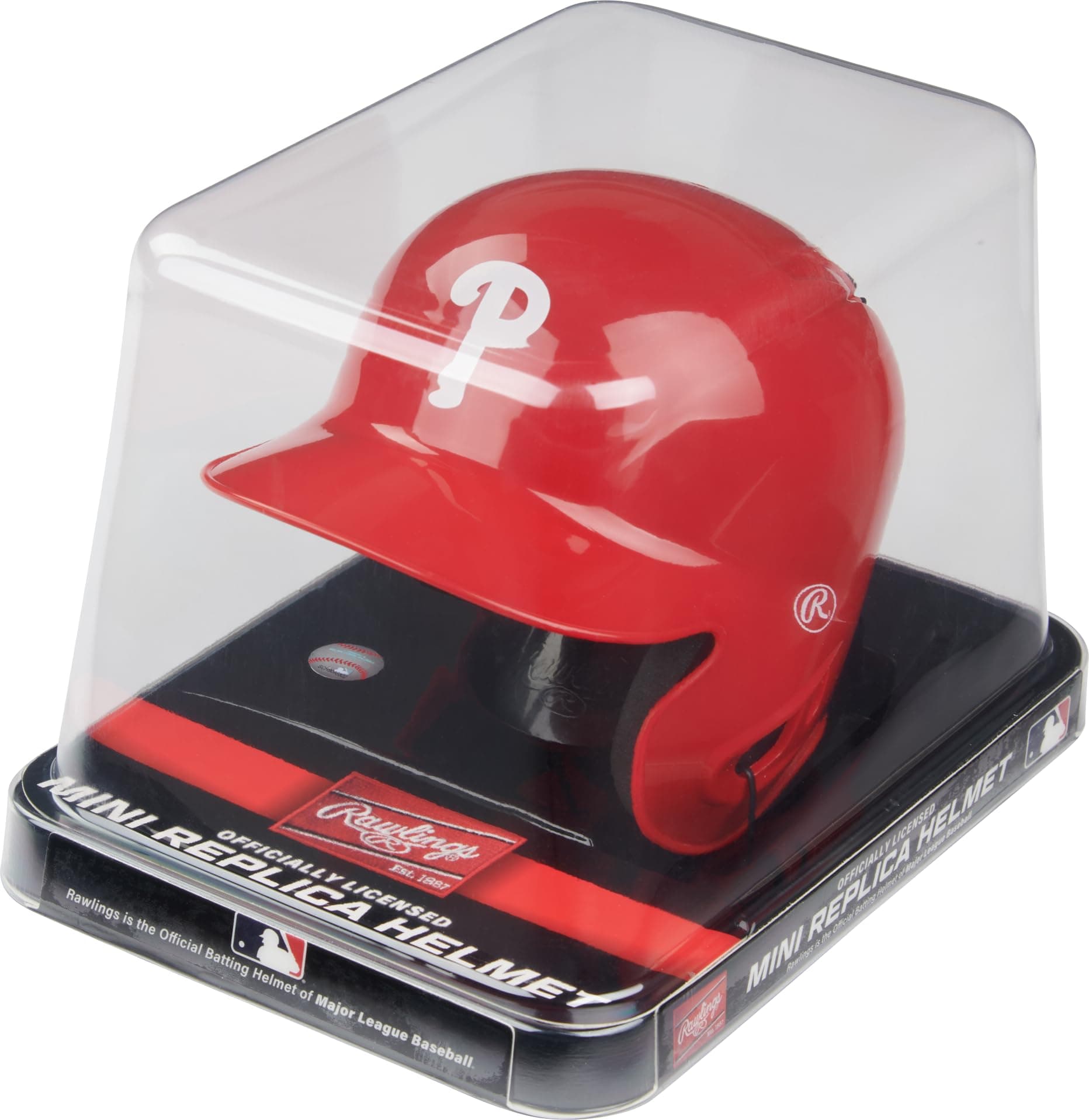 Rawlings MLB Mini Replica Helmet Philadelphia Phillies w/ Autograph Pen - Image 1