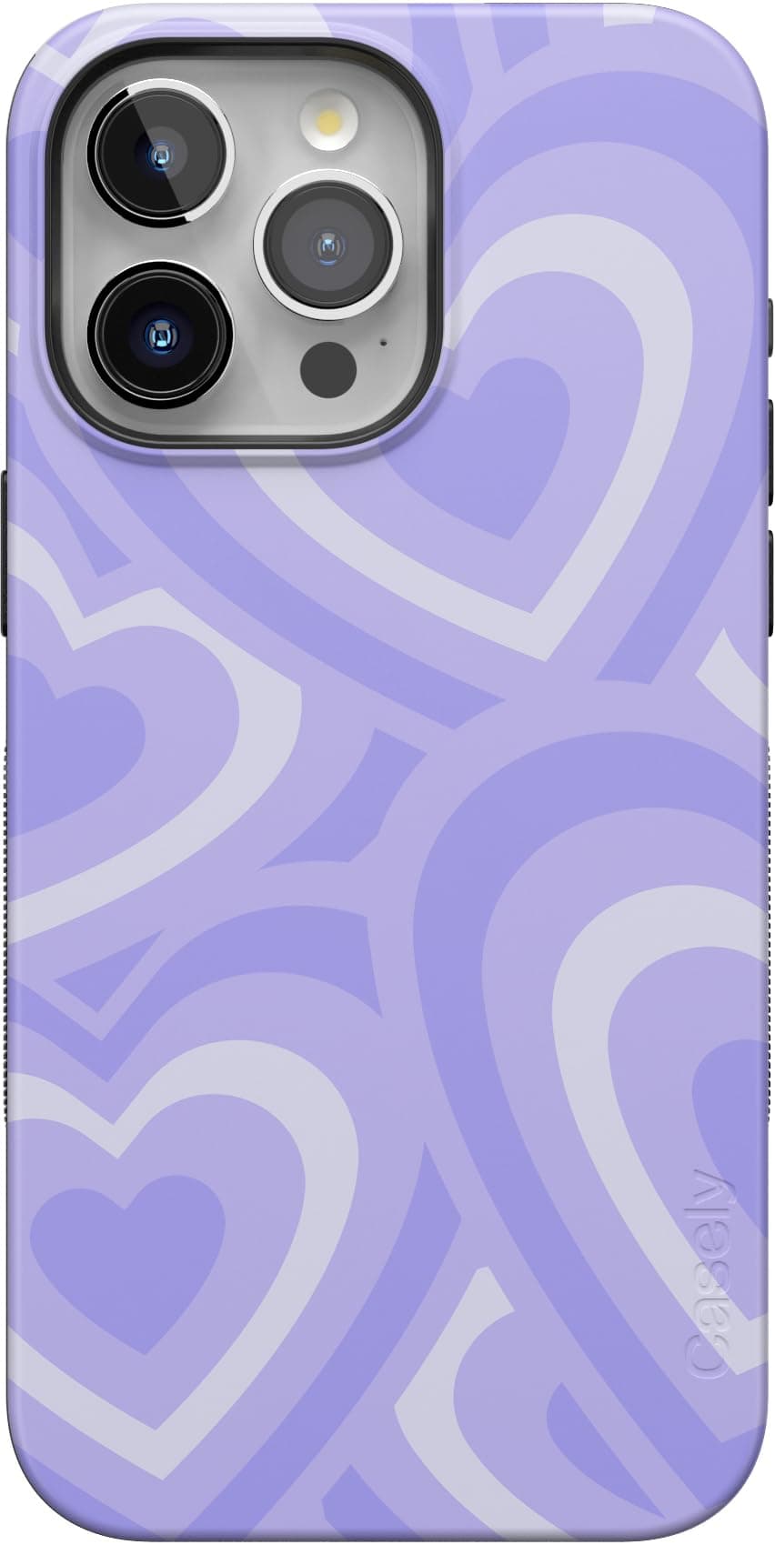 Casely iPhone 15 Pro Max Case | Love Song | Lavender Heart | Compatible with Mag - Image 1