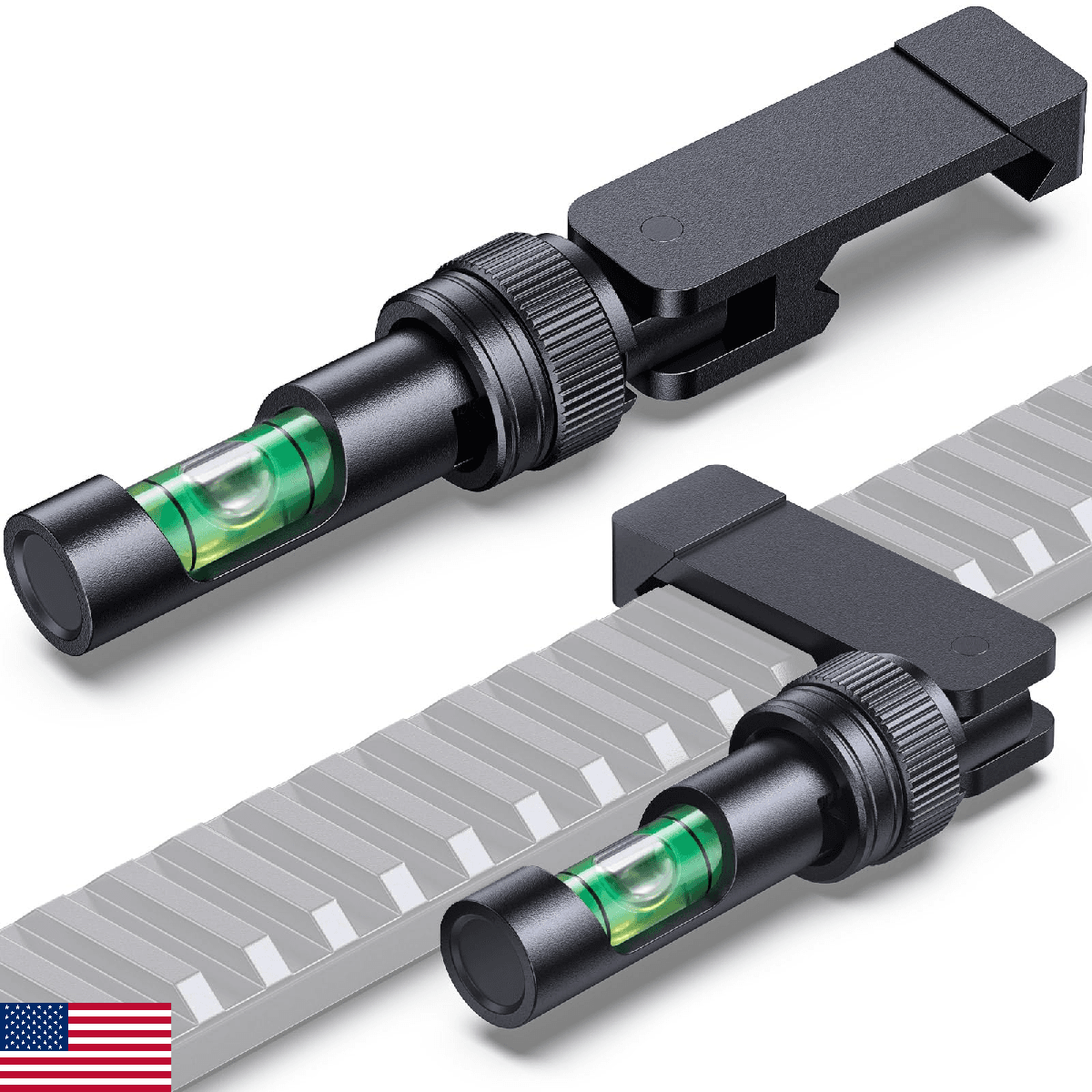 CVLIFE Fold Away Scope Level Leveling Tool Kit Picatinny Rail Mount Rifle Gun - Image 1