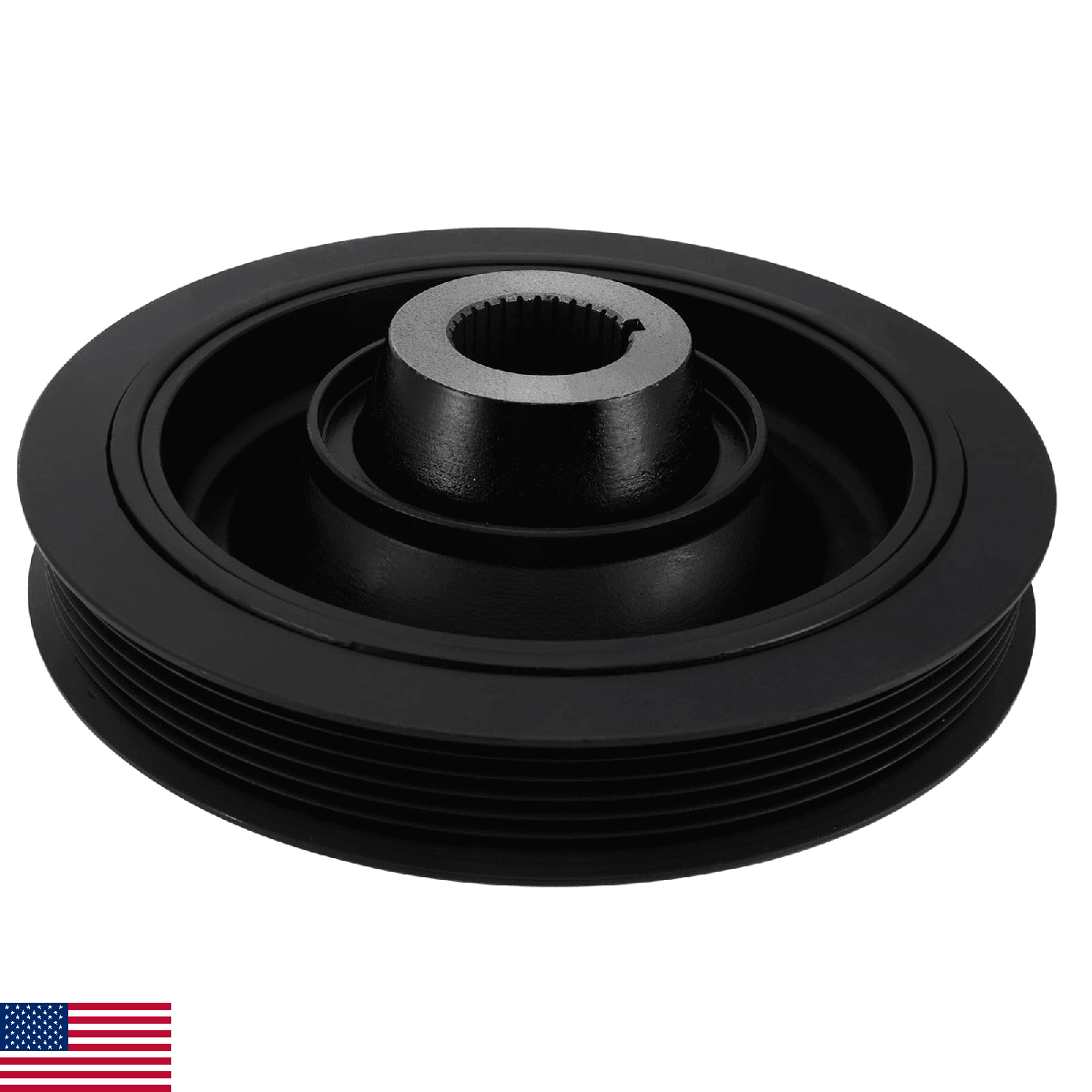 AULINK 594-067 Harmonic Balancer Crankshaft Pulley (2.2L L4) For Honda Accord 19 - Image 1