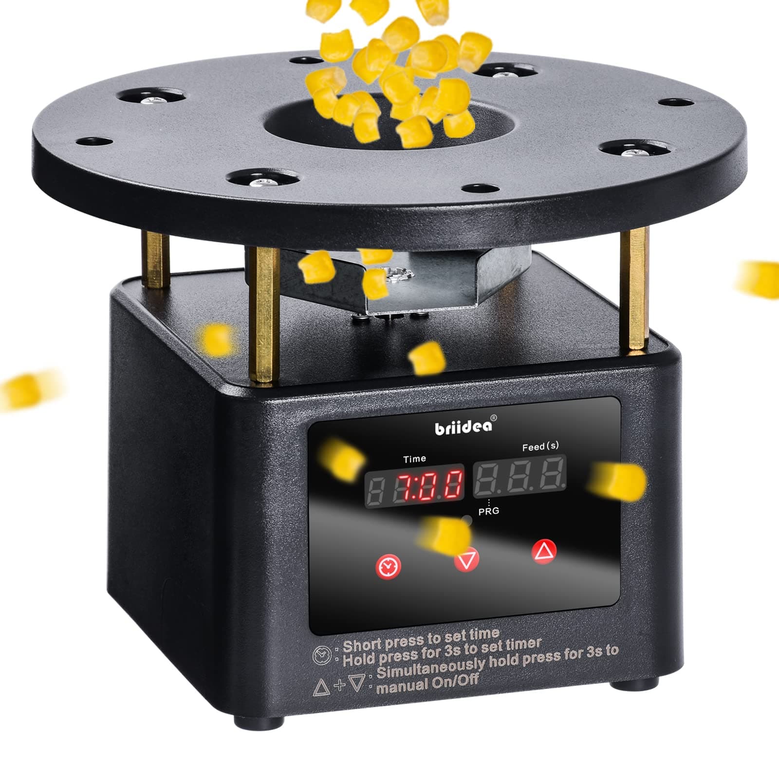 Briidea Automatic Chicken Feeder Timer Poultry Feeder Motor and Timer Kit Metal - Image 1