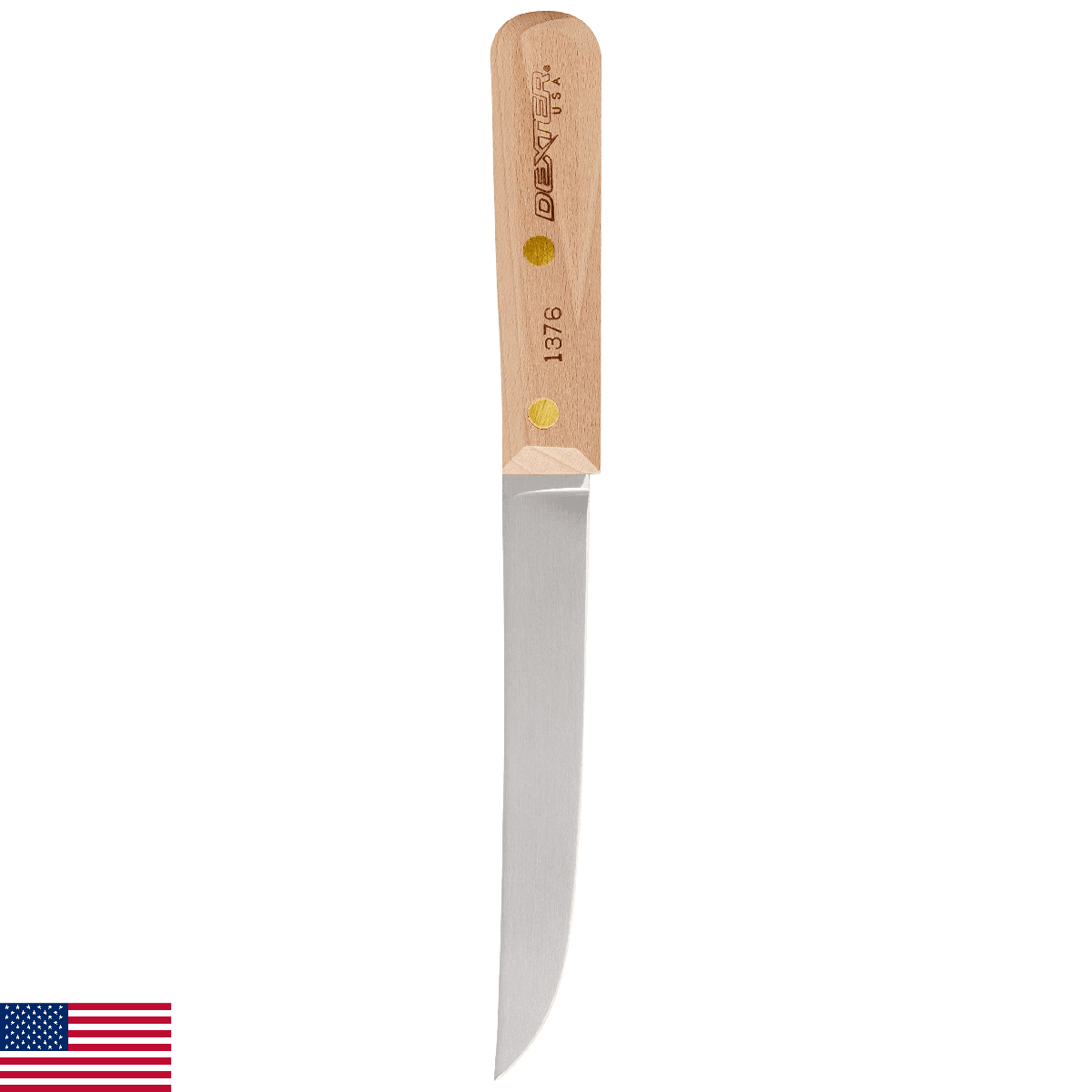 Dexter Russell 1376PCP Traditional 6" Stiff High Carbon Boning Knife 01880 - Image 1
