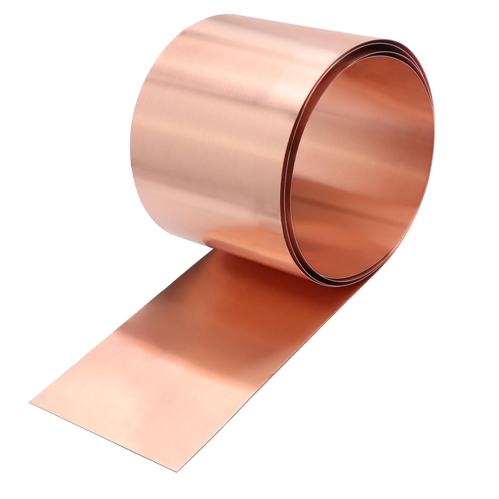 ELECTRAPICK Copper Flashing, 24 Gauge, 4in x 10ft, 99.95% Pure, C11000 - Image 1
