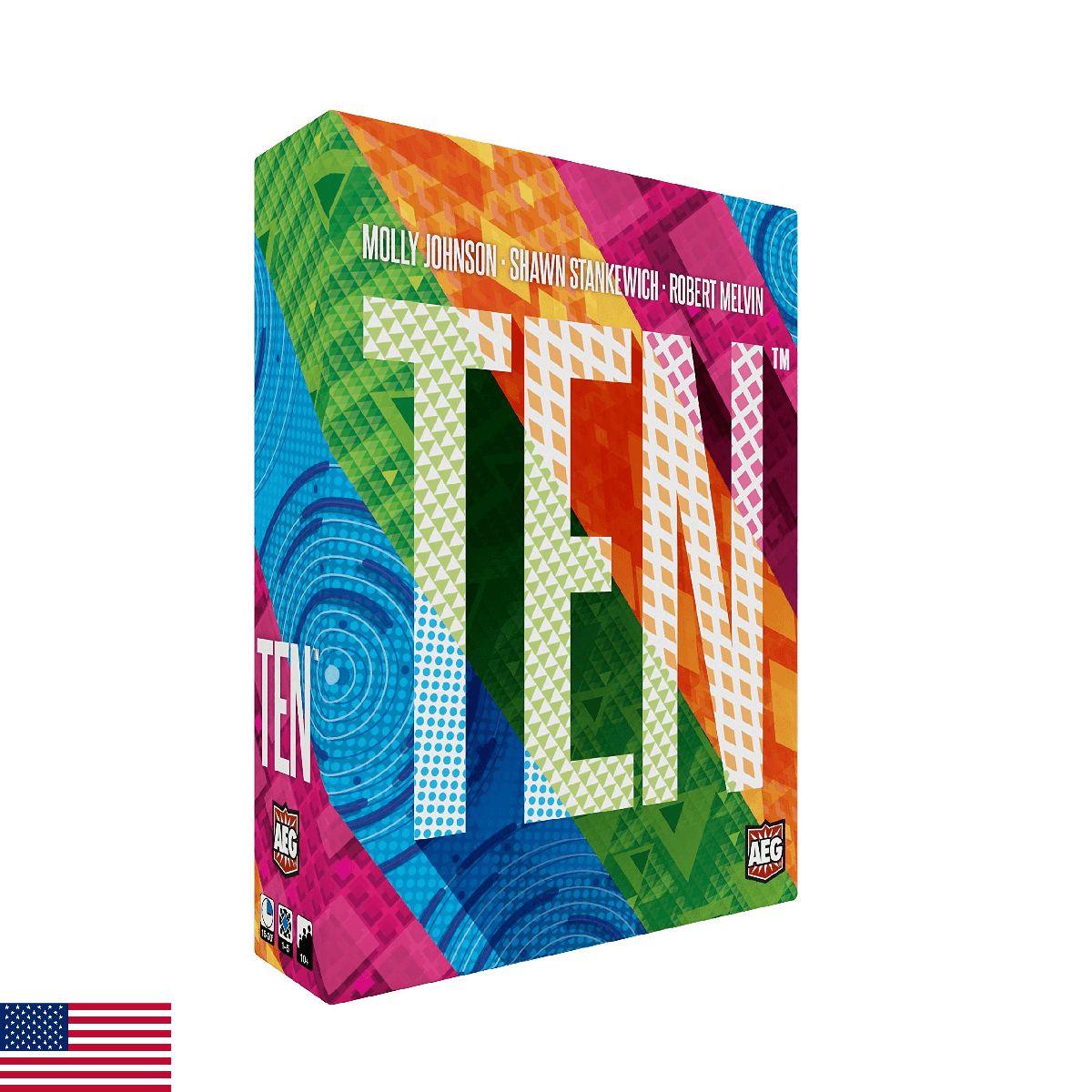 AEG Ten Push Your Luck Card Game for Family Point Salad Creators Easy Fast 2-6 P - Image 1