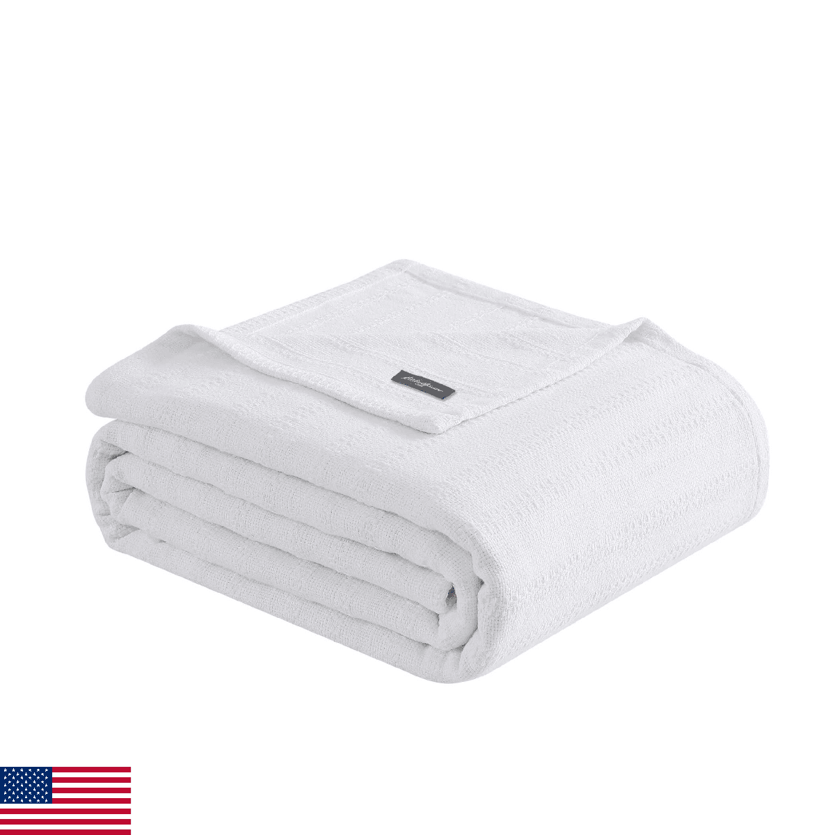 Eddie Bauer Twin Blanket 100% Cotton Weave Bedding Soft 400 GSM - Image 1