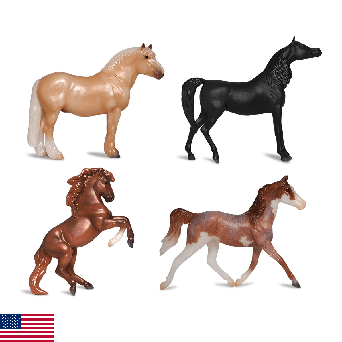 Breyer Stablemates Deluxe Horse Collection with Eight Horses B-SM-10258, Multico - Image 1
