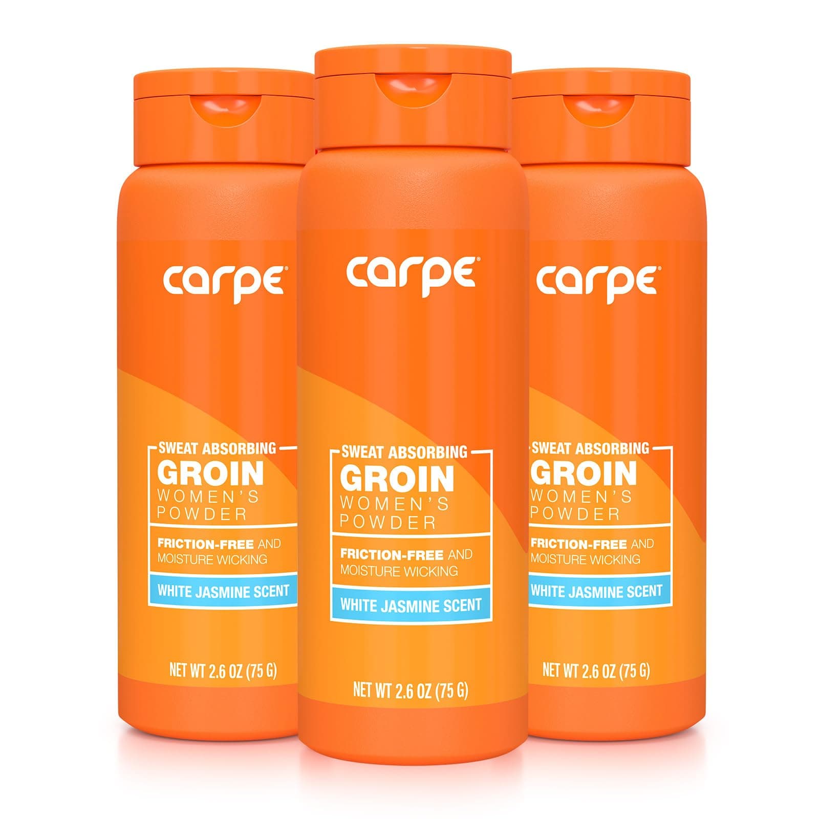 Carpe Sweat Absorbing Talc-Free Body Powder for Women, Anti-Chafing and Safe for - Image 1