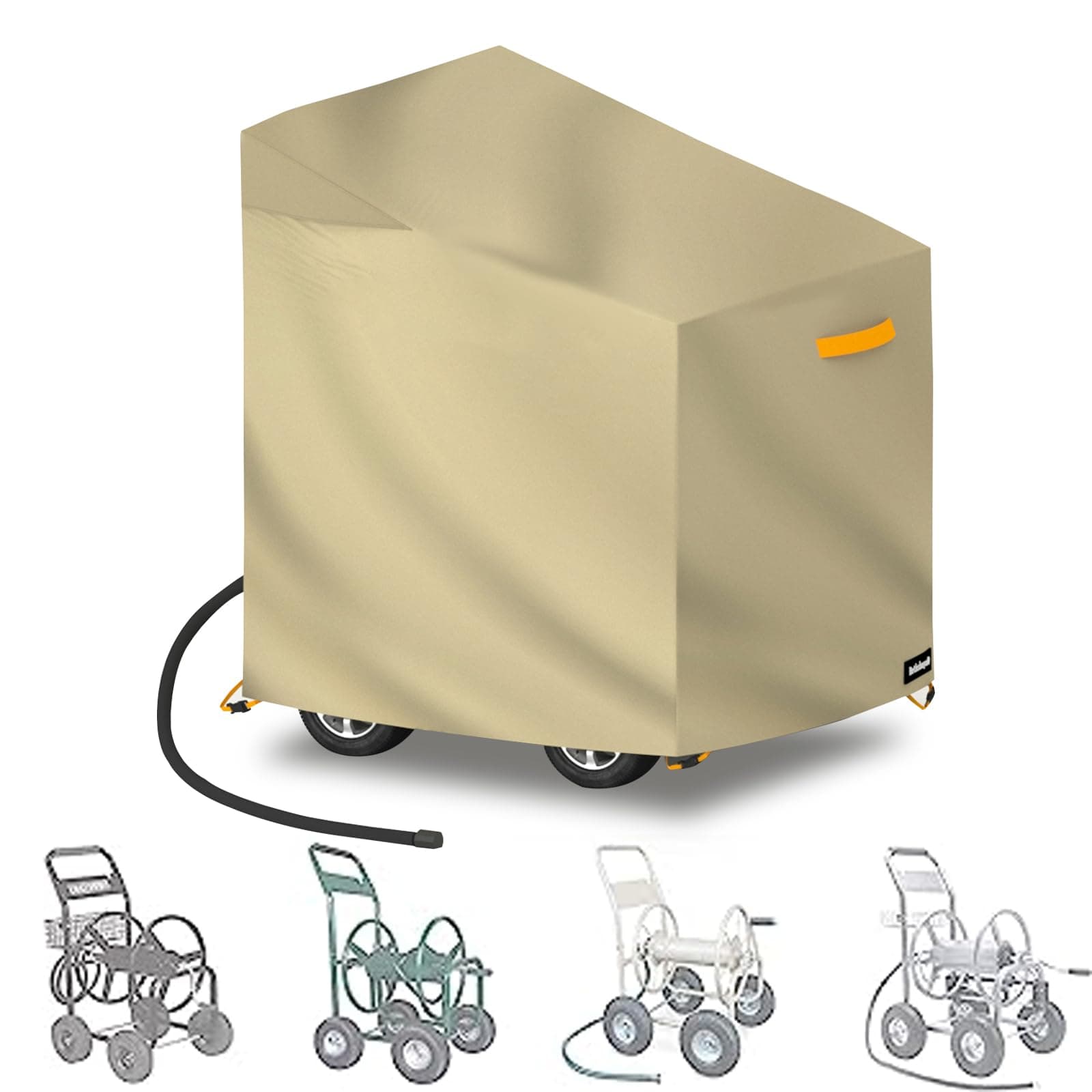 Bethshaya Garden Hose Reel Cart Cover Waterproof Dustproof Sun-Proof Protect - Image 1