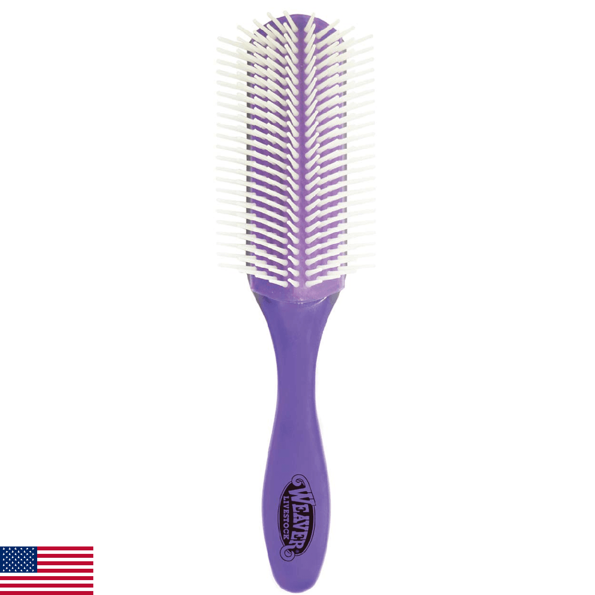 Weaver Leather Livestock Topline Brush, Purple - Heat Resistant Nylon Bristles - Image 1