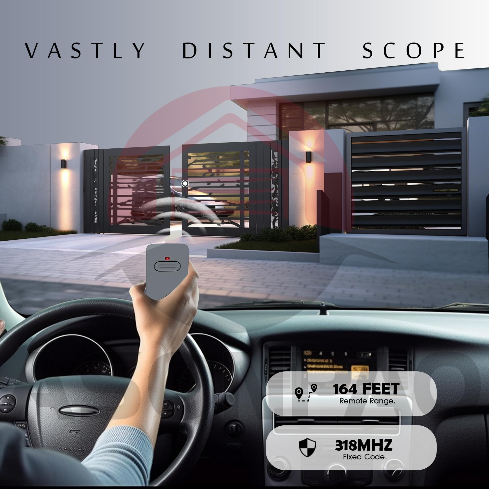 4X Mighty Mule GTO Gate Opener Remote FM135 MMT103 RB741 10-Yr Warranty - Thumbnail 5