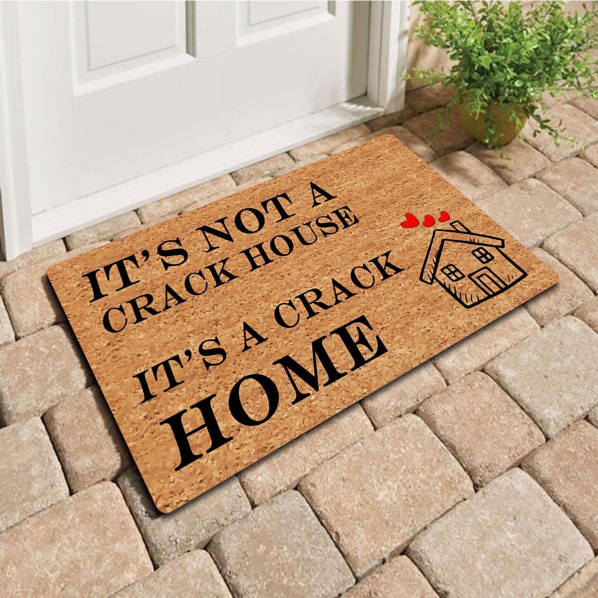 Funny Welcome Doormat Indoor/Front Door Mat 18"x30" - "It's No" - Image 1