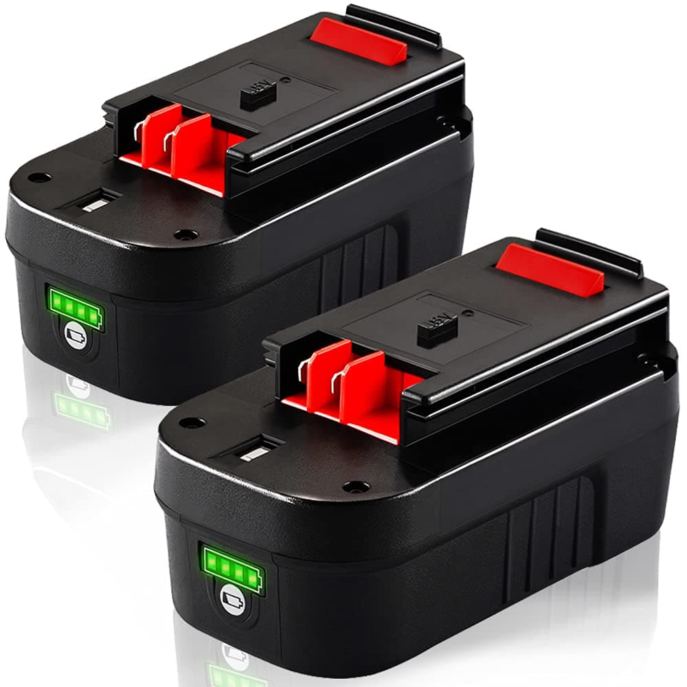 TenHutt 2PK 3.0Ah 18V Li-ion Battery for Black & Decker Power Tools - Image 1