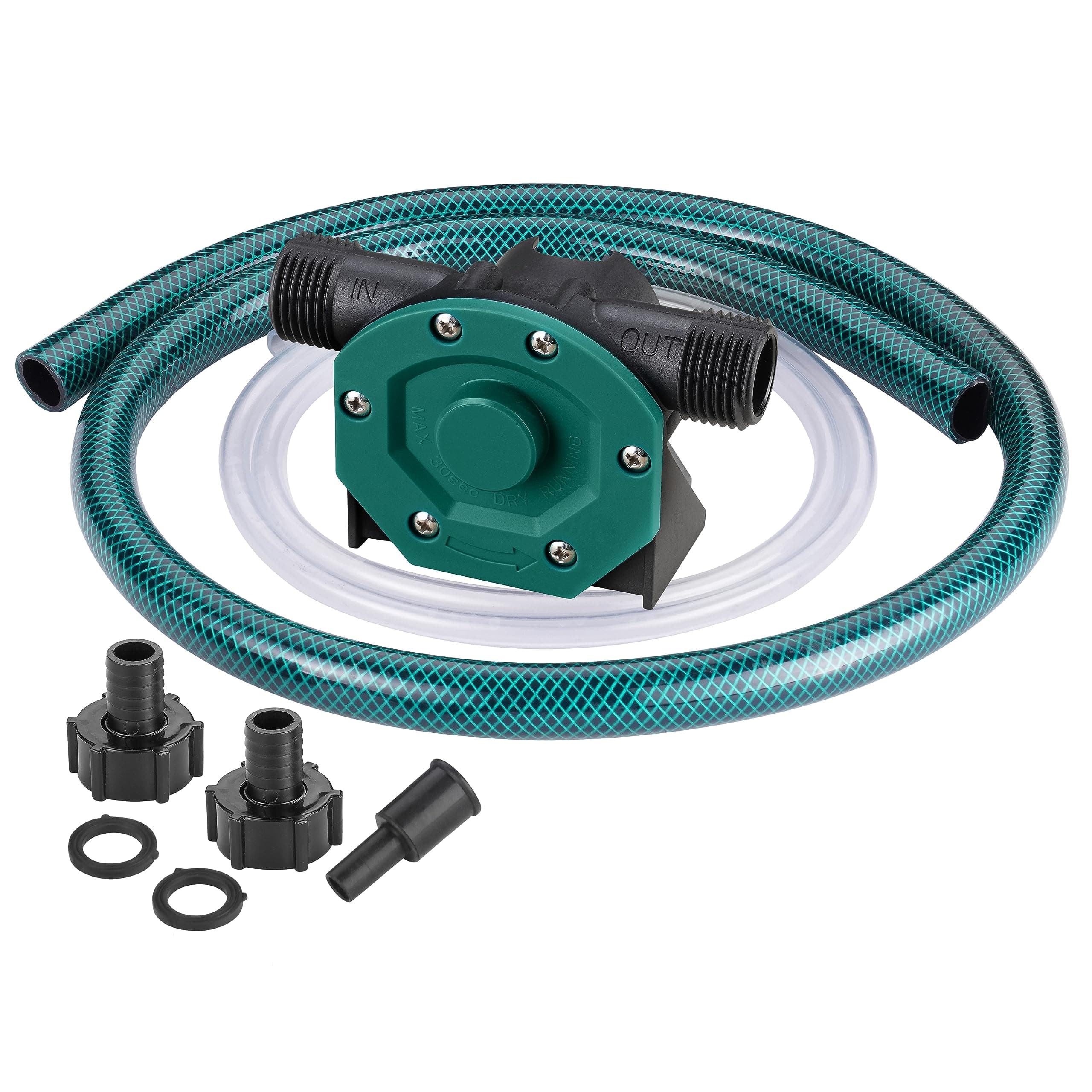 TRUPOW Mini Hand Drill Water Transfer Pump Kit Hose for Water Oil 750 GPH - Image 1