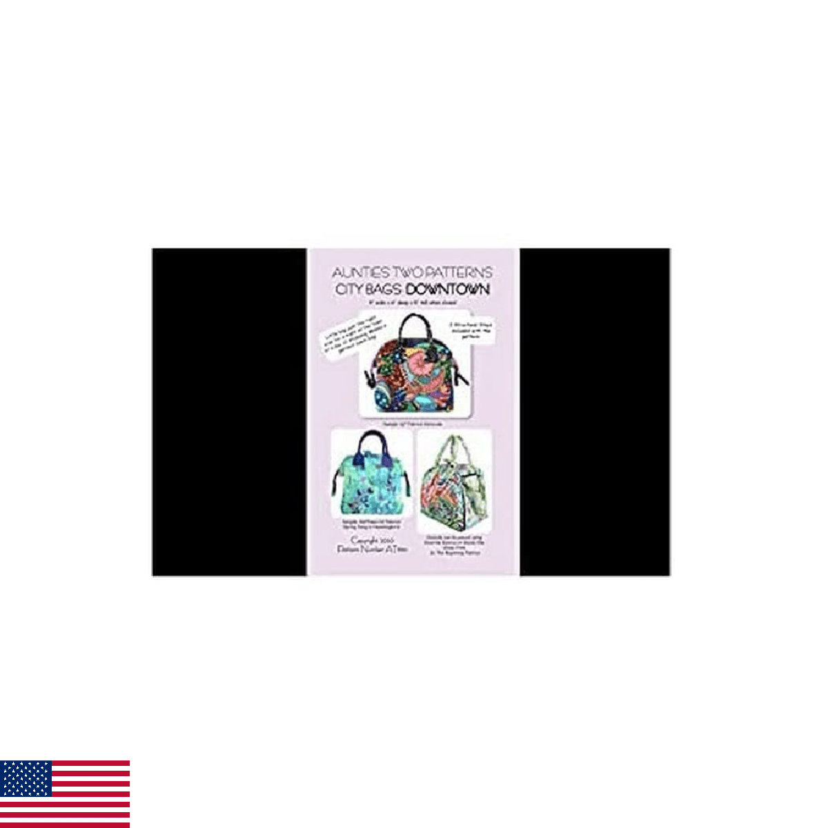 City Bag Downtown Small Zipper Top Lunch Bag - 9" x 9" x 6" - Made in USA - Image 1