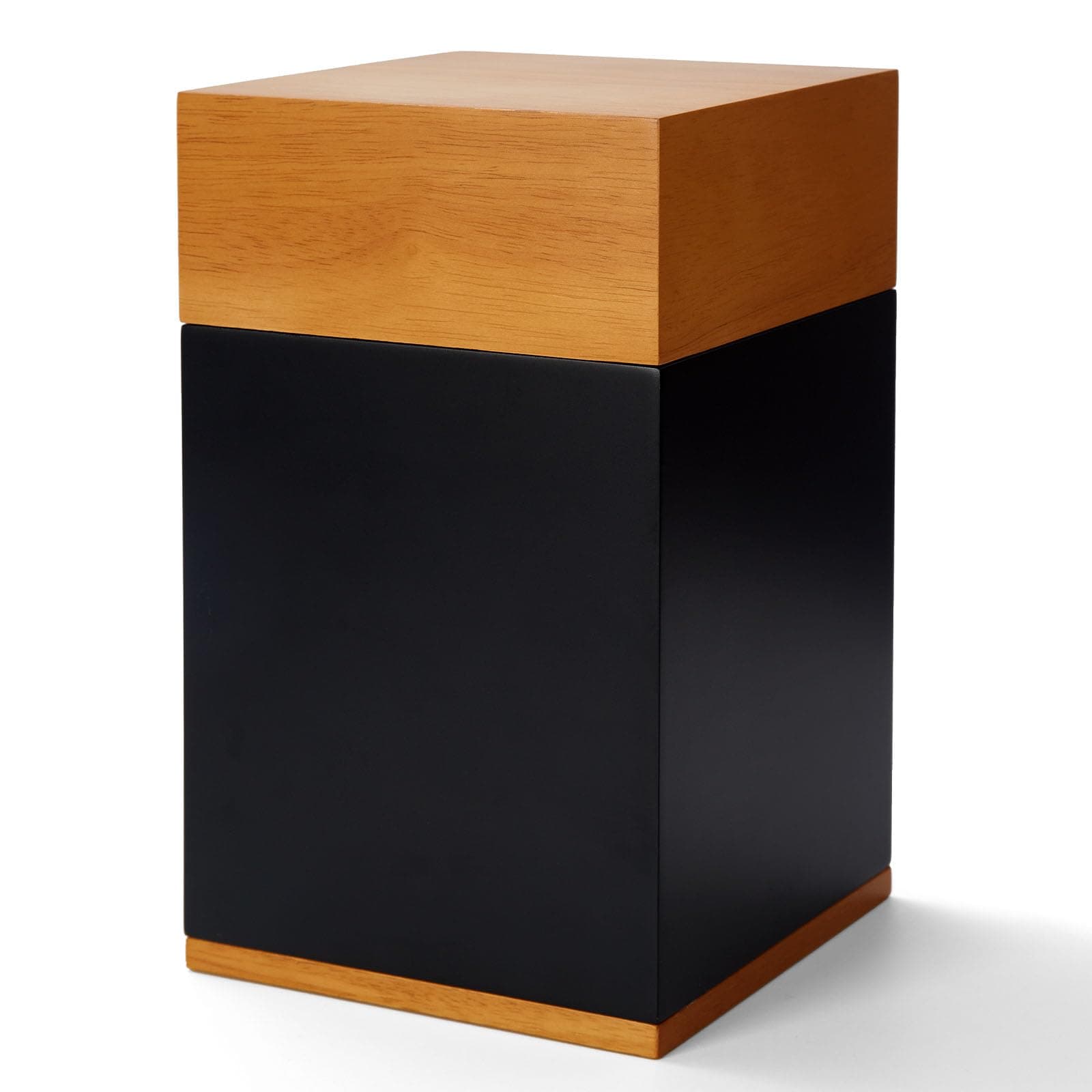 LINES ARTE Large Wooden Cremation Urn for Adult Human Ashes - Burial Funeral - Image 1