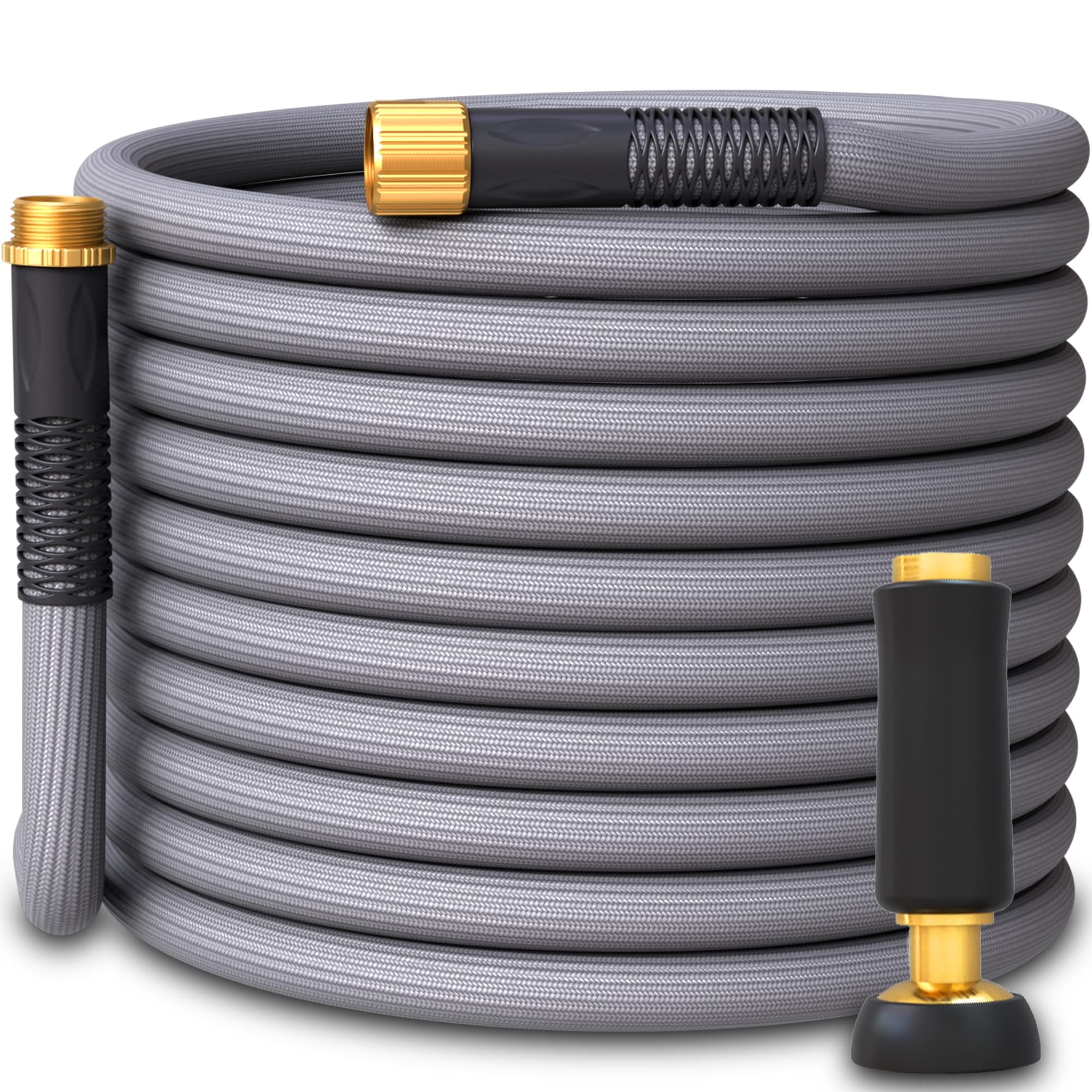 TITAN Garden Hose Flexible Lightweight Kink-Free Durable Hybrid Water Hose - Image 1