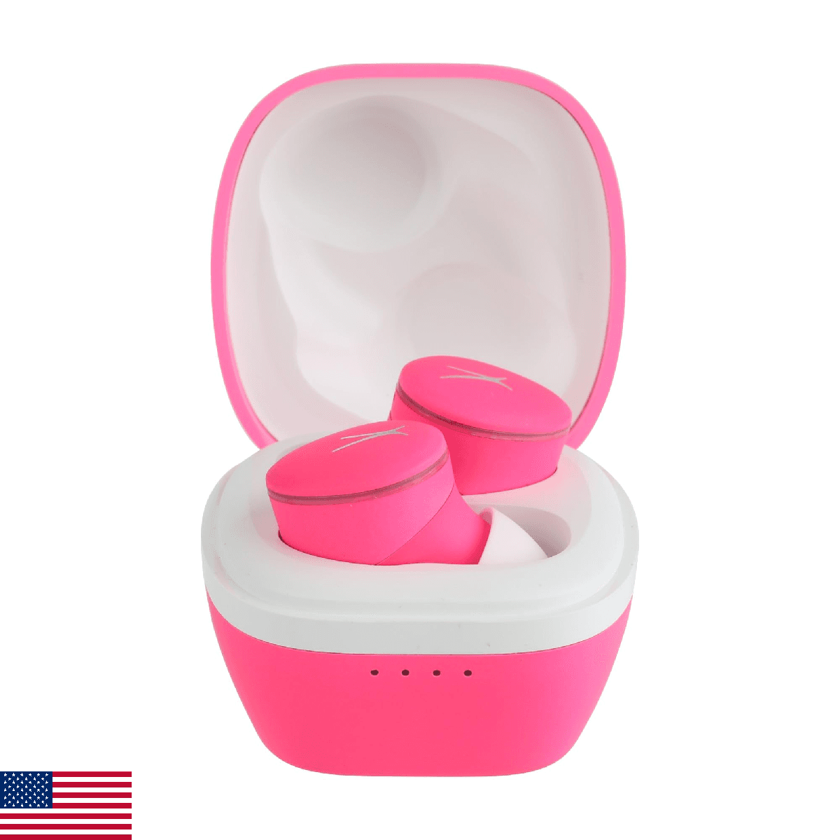 Altec Lansing Nanobuds 3.0 Wireless Sport Earbuds Bluetooth Waterproof 6H Pink - Image 1