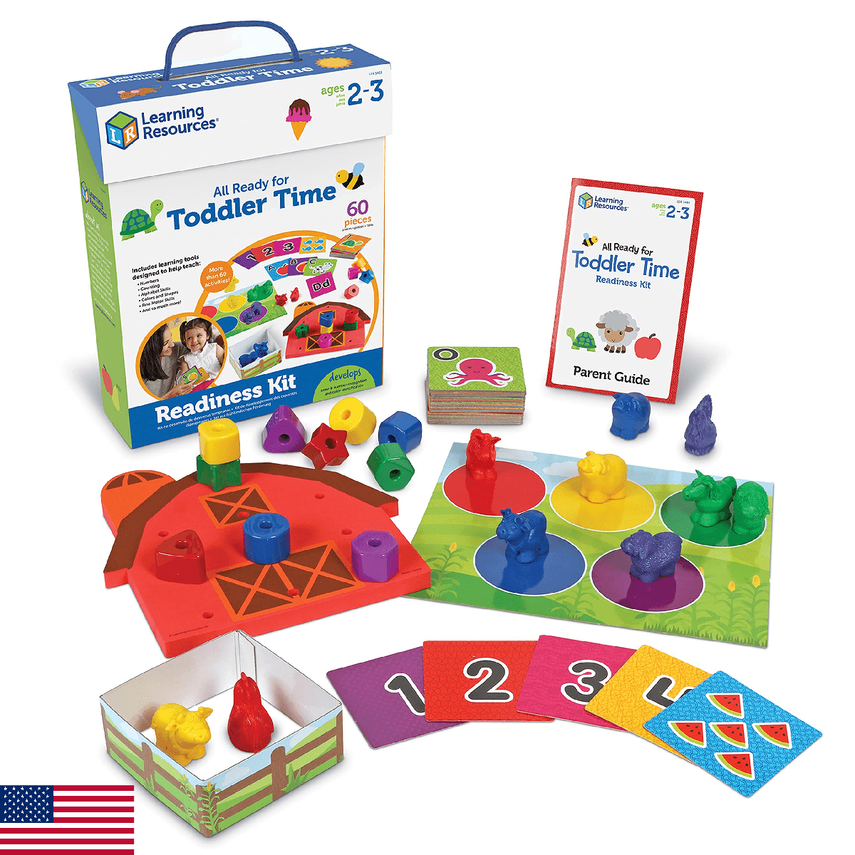 Learning Res. All Ready for Toddler Time Activity Set - Numbers, Shapes, ABCs - Image 1