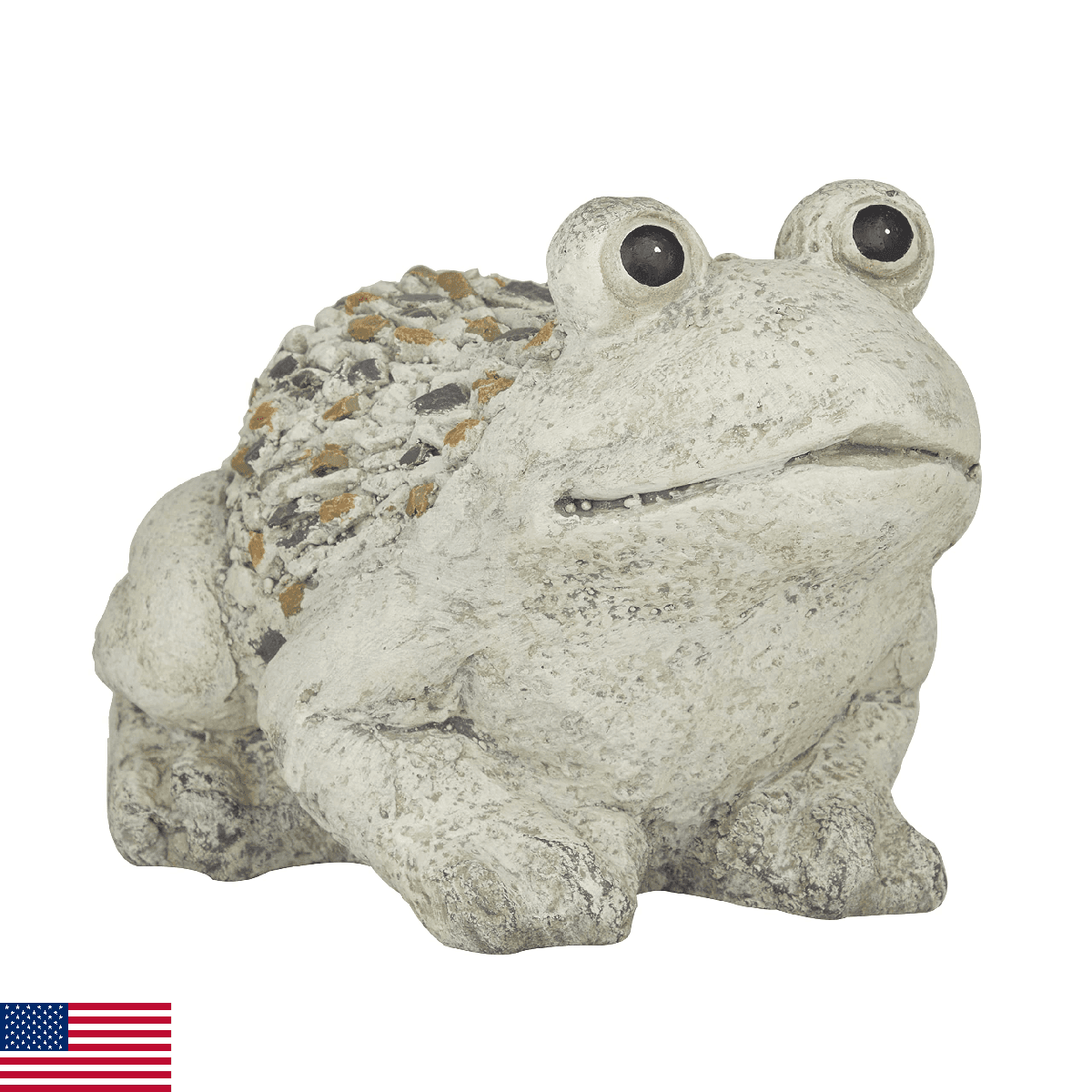 Deco 79 Polystone Frog Decorative Garden Sculpture Indoor Outdoor Garden Statue, - Image 1