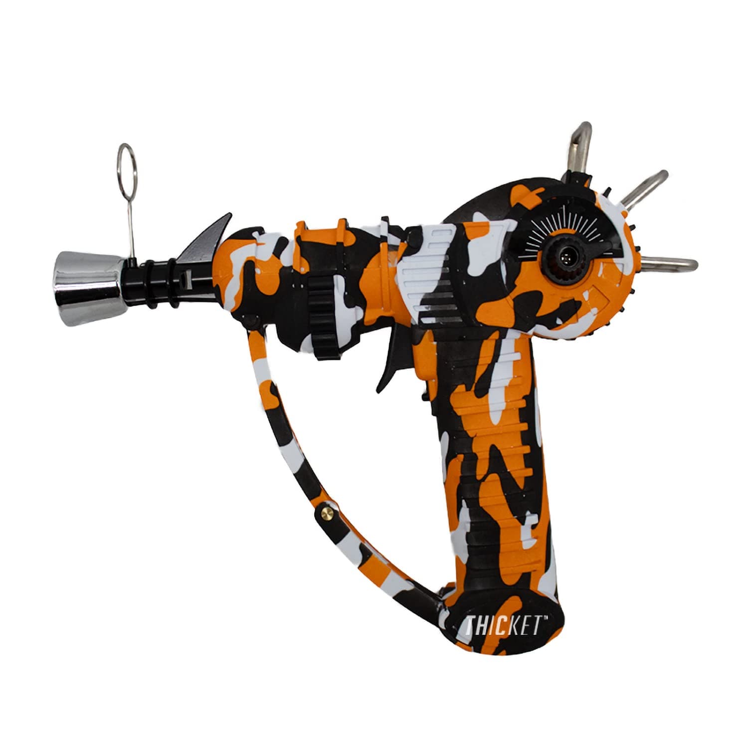 THiCket Raygun Torch Lighter with Adjustable Flame Safety Lock Camo Orange - Image 1