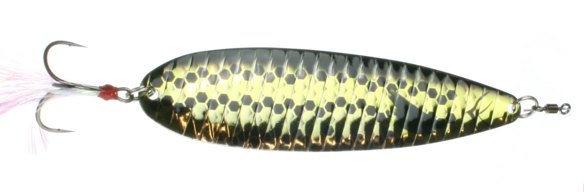 Nichols Lures 8FS18-35 8" Ben Parker Magnum Flutter Spoon, Sand Bass, 3.5oz - Image 1