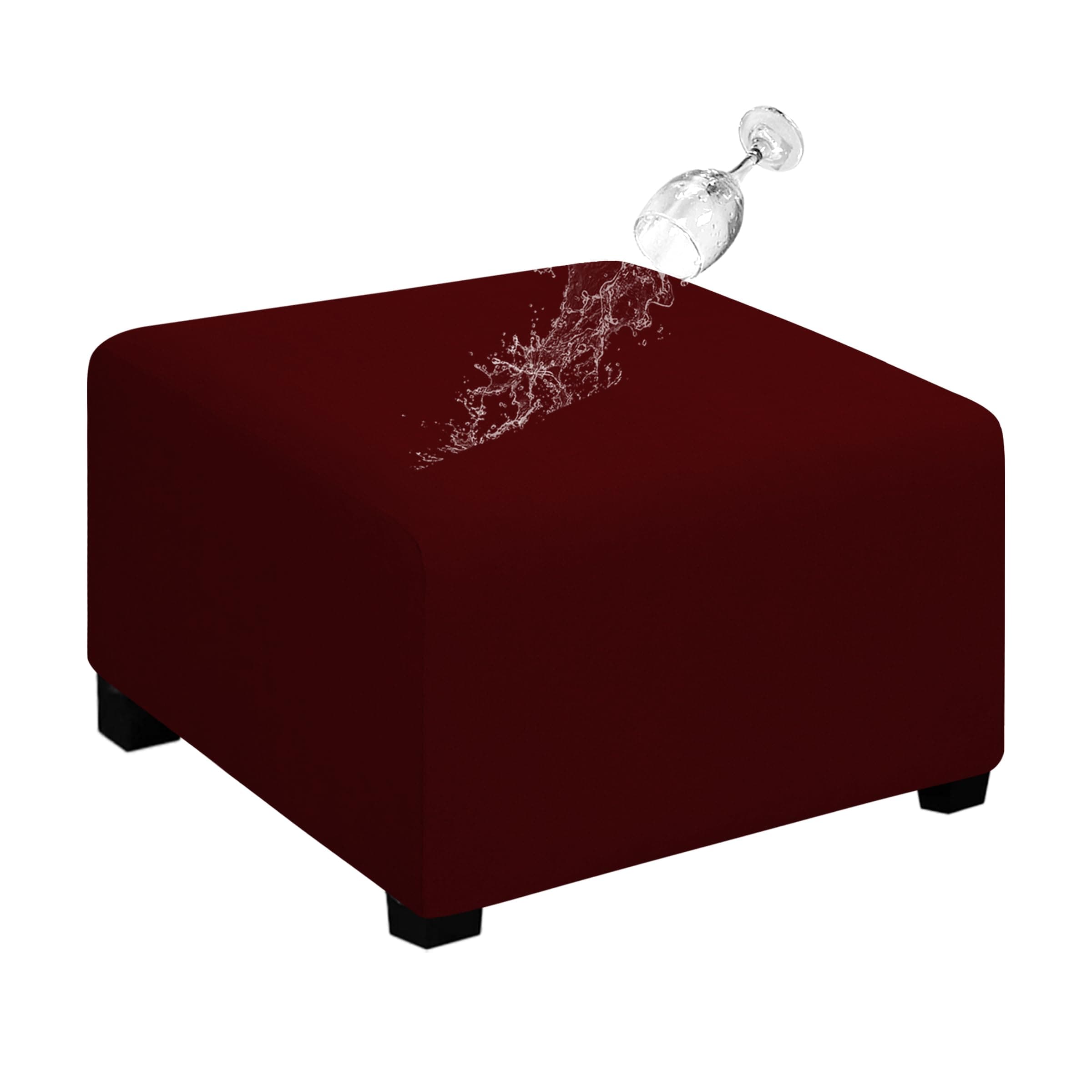 Easy-Going Waterproof Stretch Ottoman Cover Square Folding 30x30x15" - Image 1