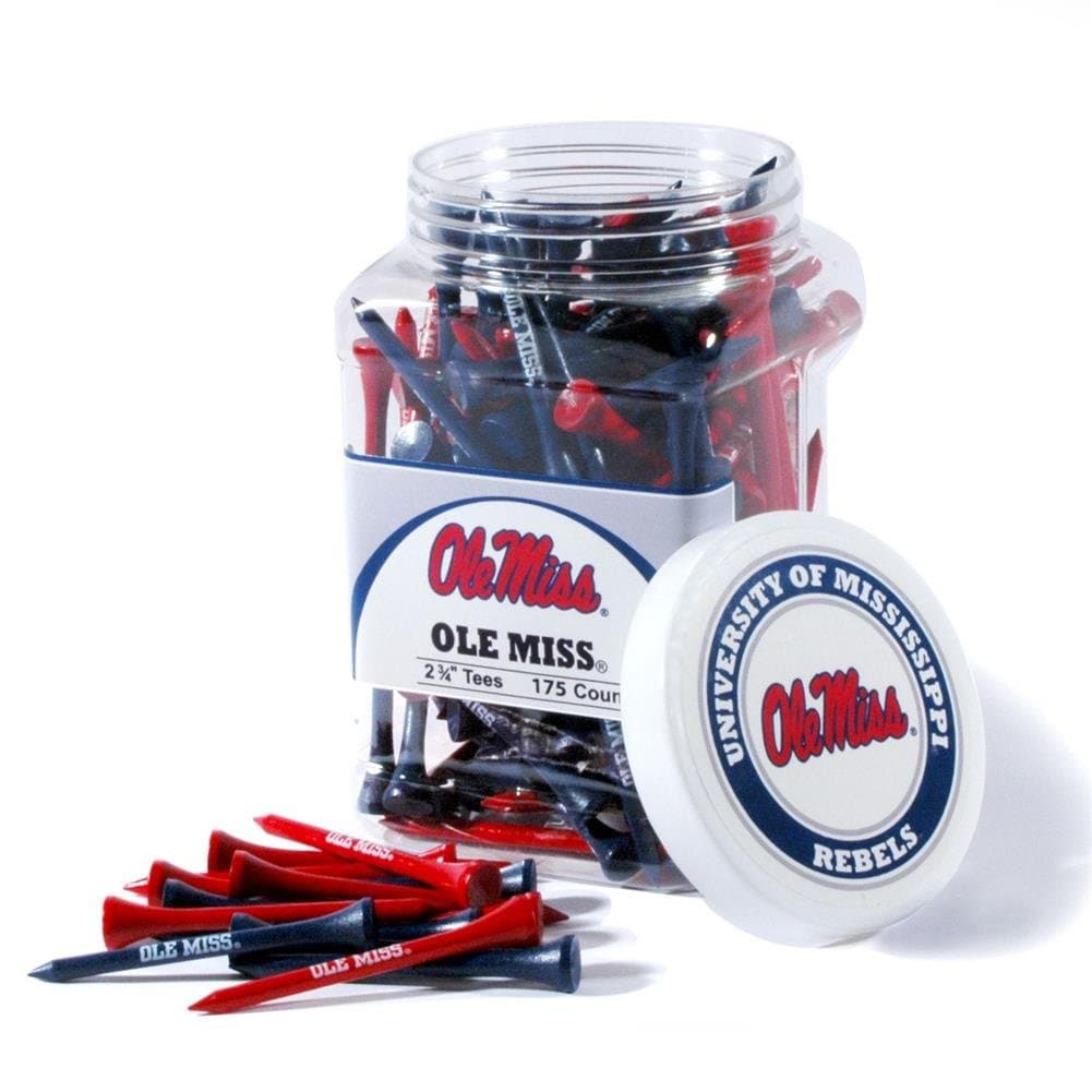 Team Golf NCAA Ole Miss Rebels 175 Golf Tees 2-3/4" - Officially Licensed - Image 1