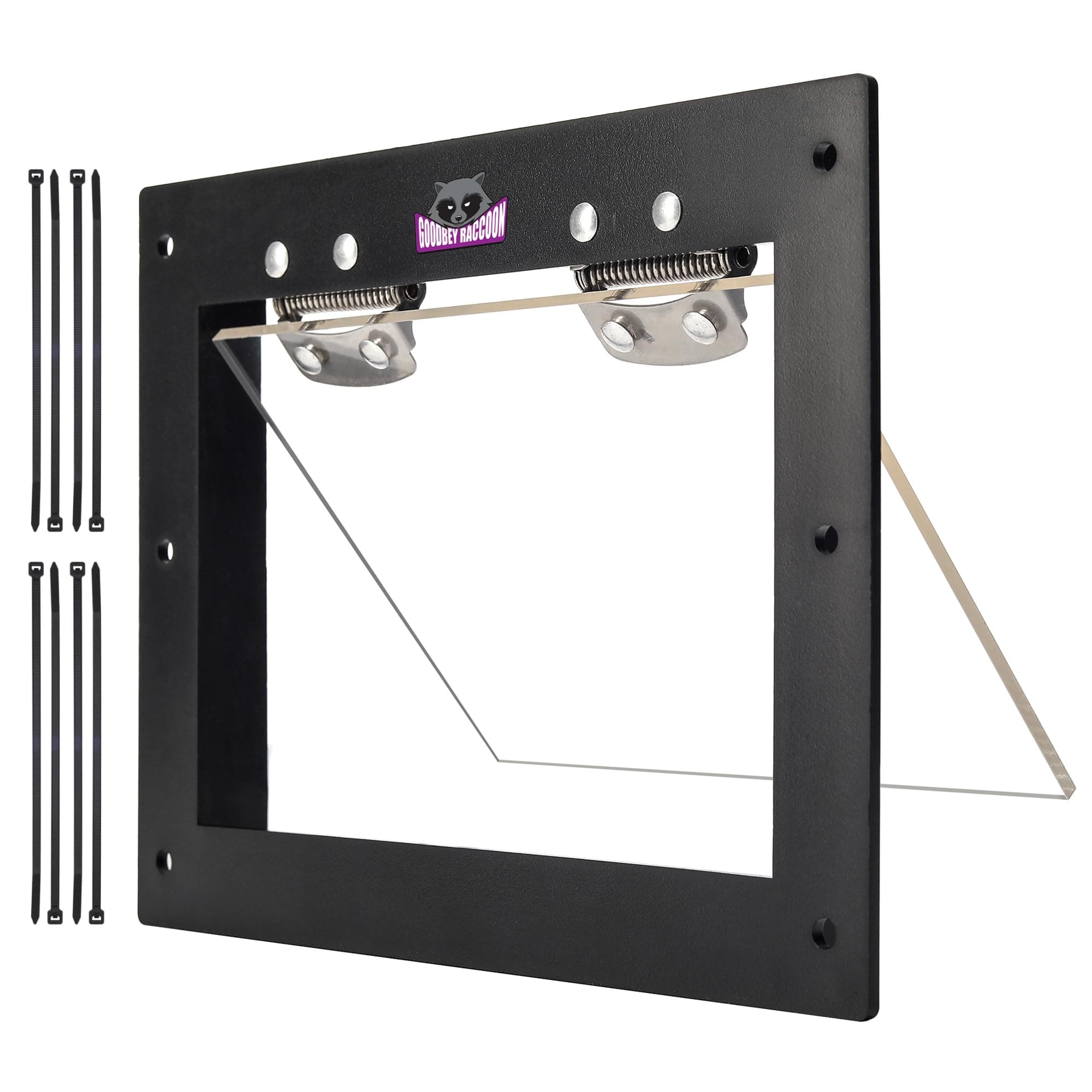 Raccoon One-Way Eviction Door - Contactless Excluder Trap R108 for Attic/Deck - Image 1