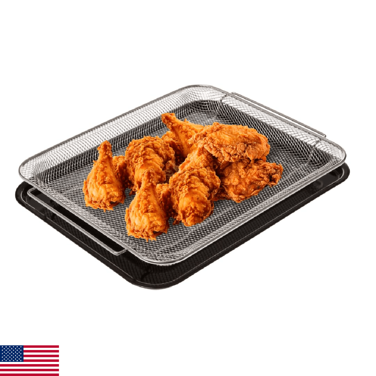 GE Appliances Air Fry Basket & Tray Set, PM48X120 - Image 1