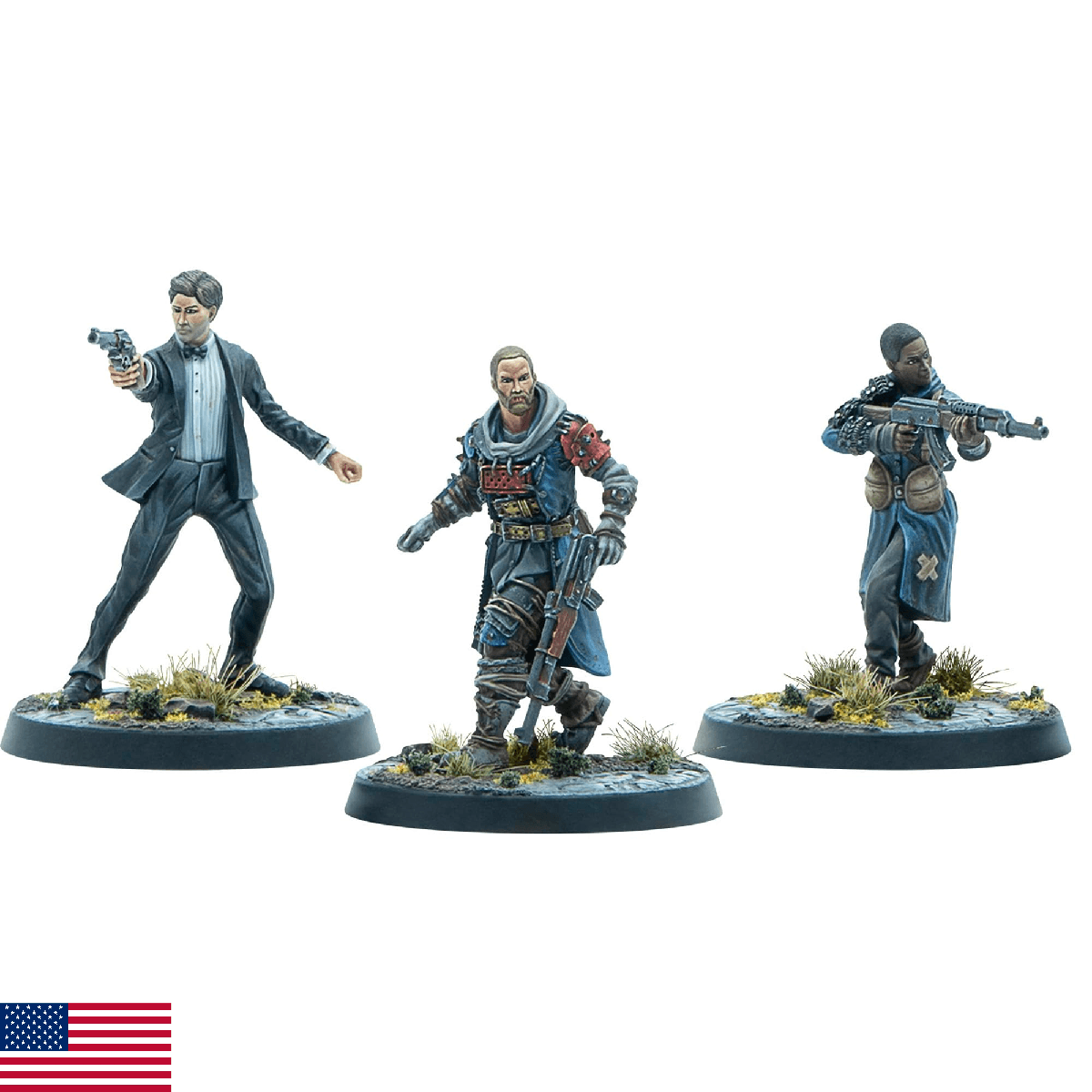 Modipihus Entertainment: Fallout: Miniatures - Raiders: Crater Warlords -3 RPG M - Image 1