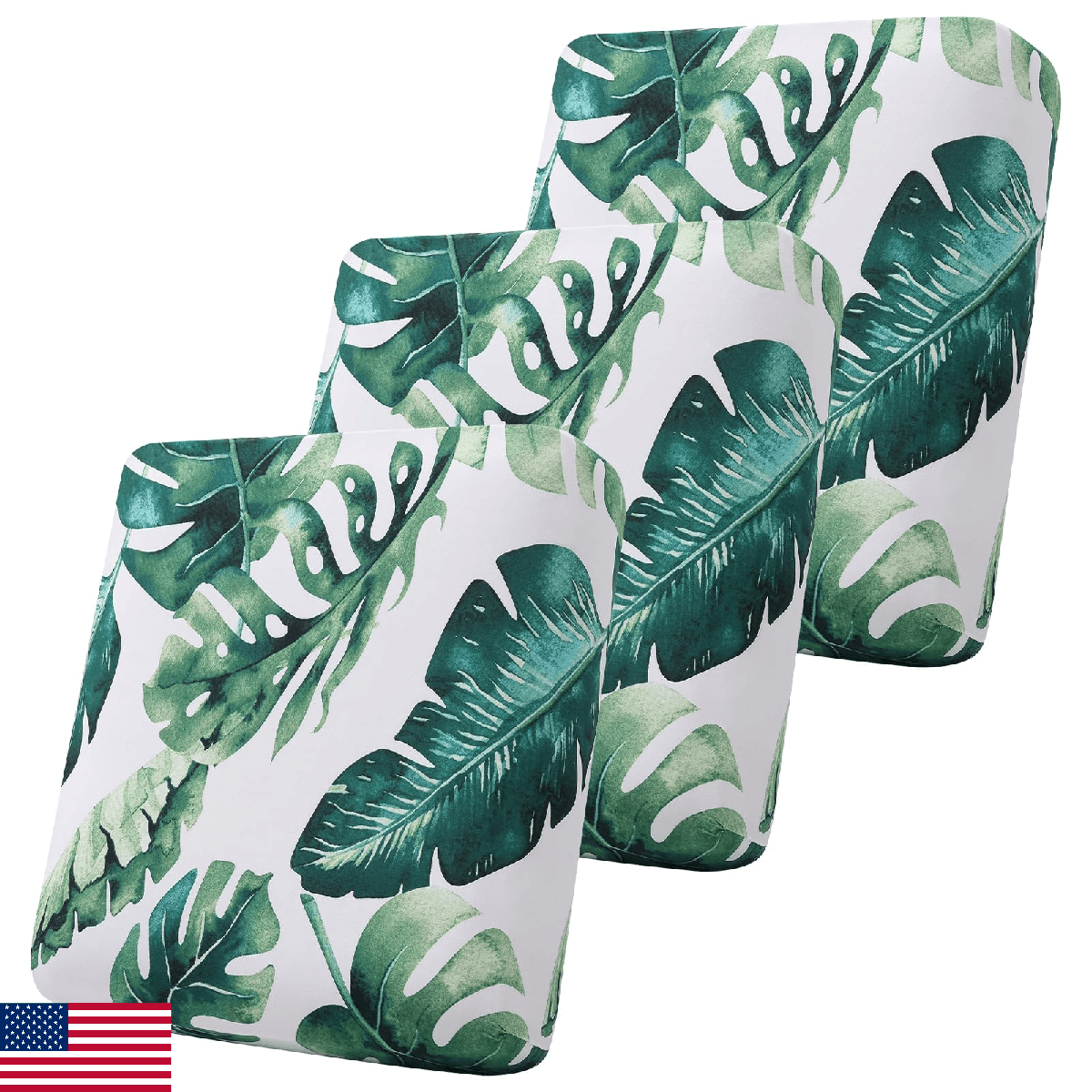 Smiry Printed Stretch Sofa Cushion Cover Washable Soft Couch Slipcover - Image 1