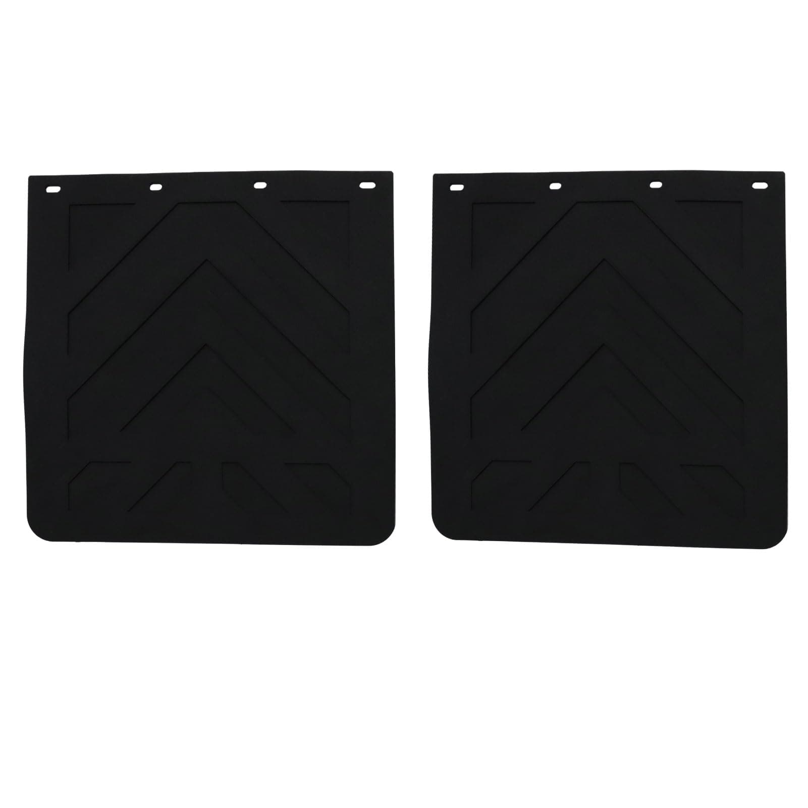 TAIROD Heavy Duty Rubber Mud Flaps 24x24inch Truck Trailer Black 2 Pack - Image 1