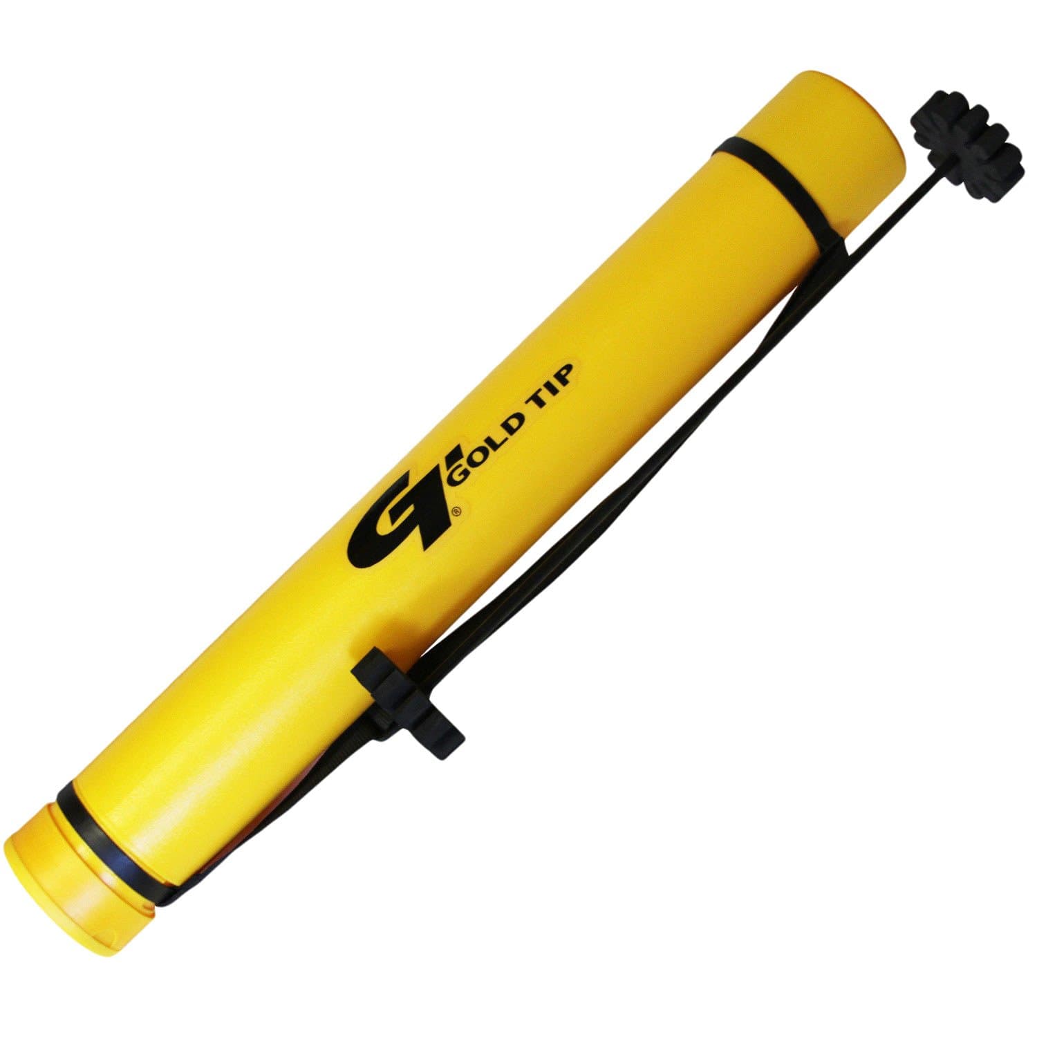 Gold Tip EA Arrow Tube Adjustable 24.5"-39.5" Holds 12 Arrows/Bolts Yellow - Image 1