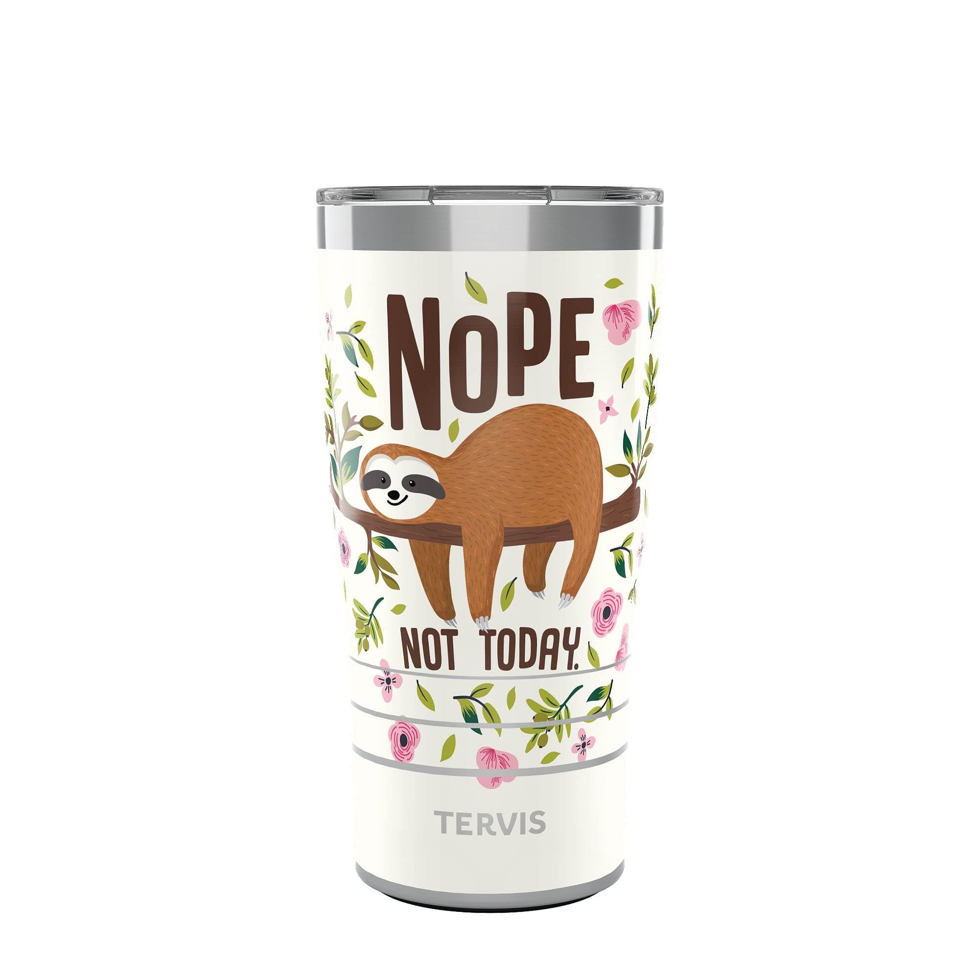Tervis Traveler Sloth Nope Not Today Triple Insulated Tumbler Travel Cup - Image 1