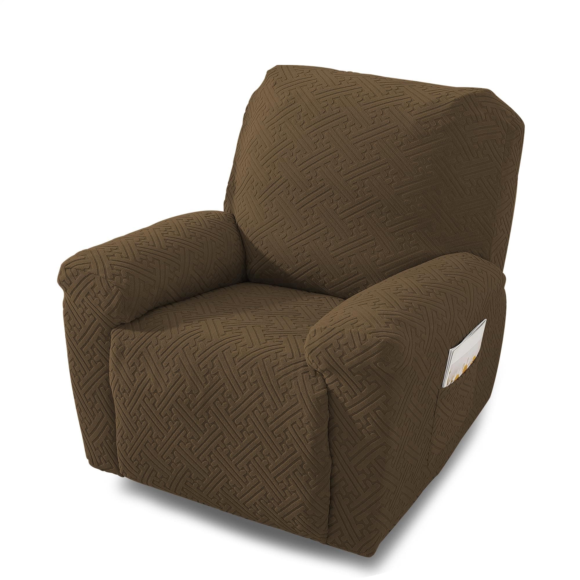 NORTHERN BROTHERS Oversized 1-Seater Recliner Chair Cover Stretch Extra Large - Image 1