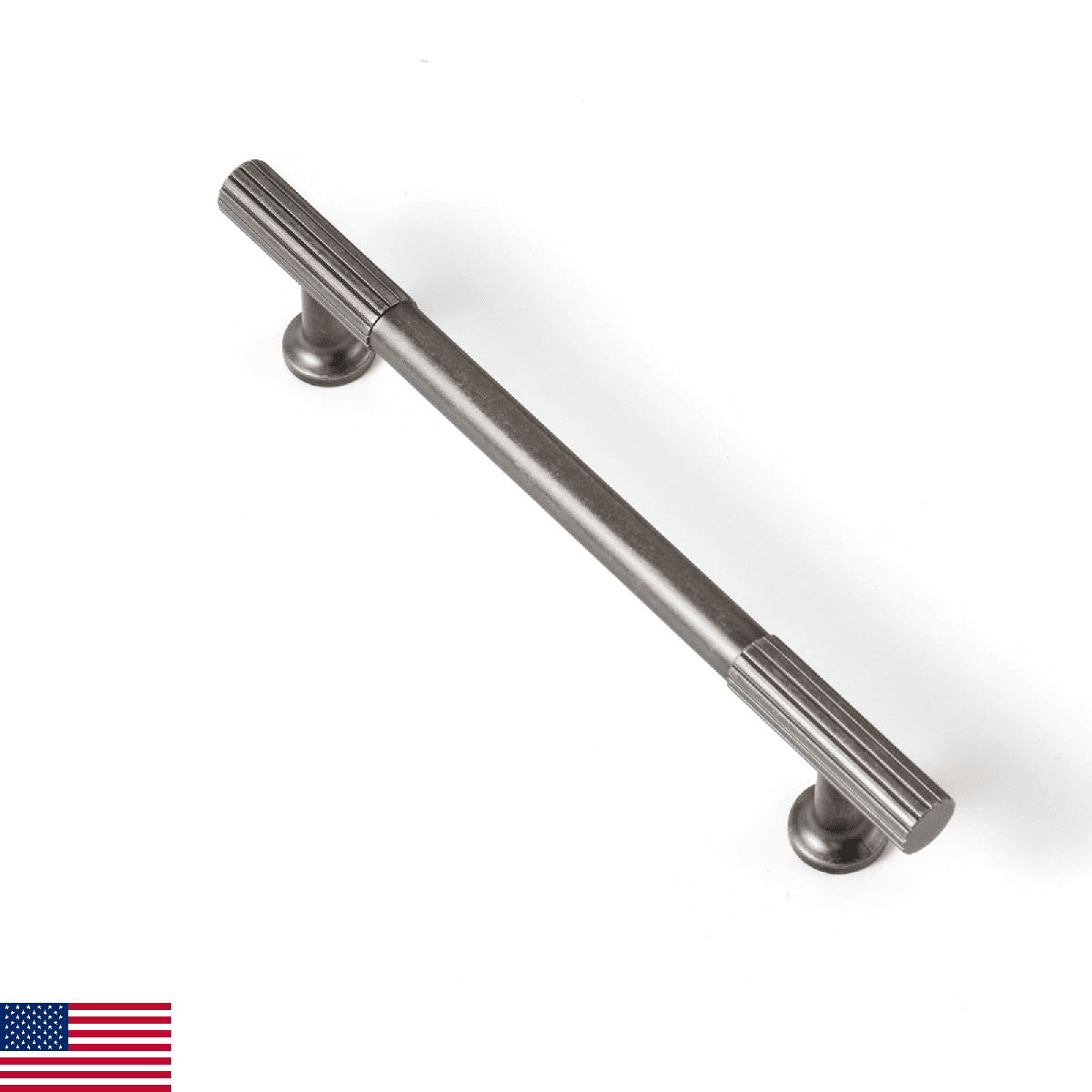 Goo-Ki Vintage Retro Silver Zinc Alloy Cabinet Handles 128mm - 6 Pack - Image 1