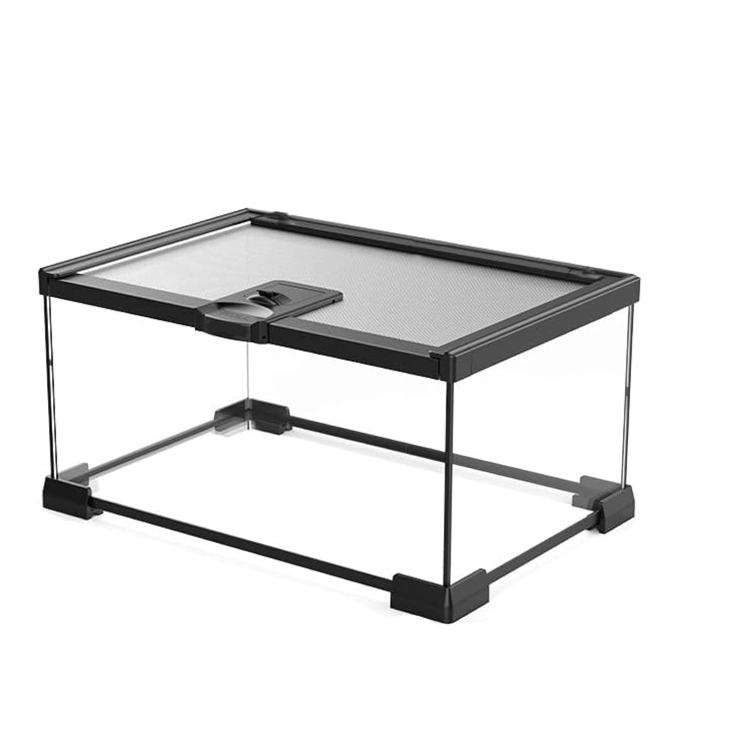 AWXZOM Mini Reptile Glass Terrarium Tank, cage for Tarantula Sling Geckos, Frog, - Image 1