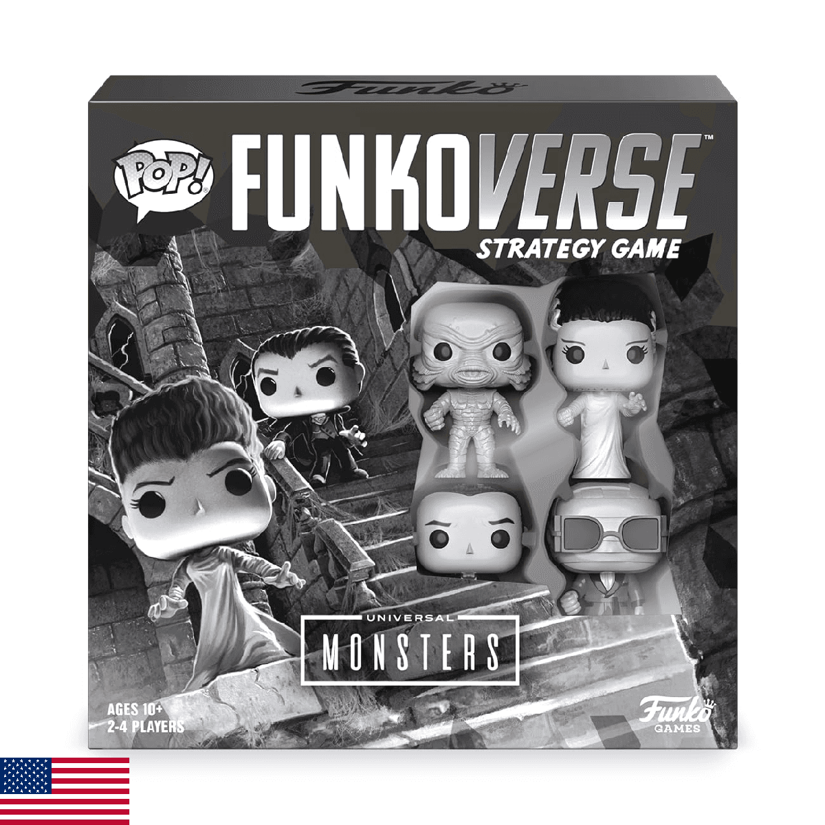 Funko Funkoverse: Universal Monsters 100 4-Pack Miniature Figures - Image 1