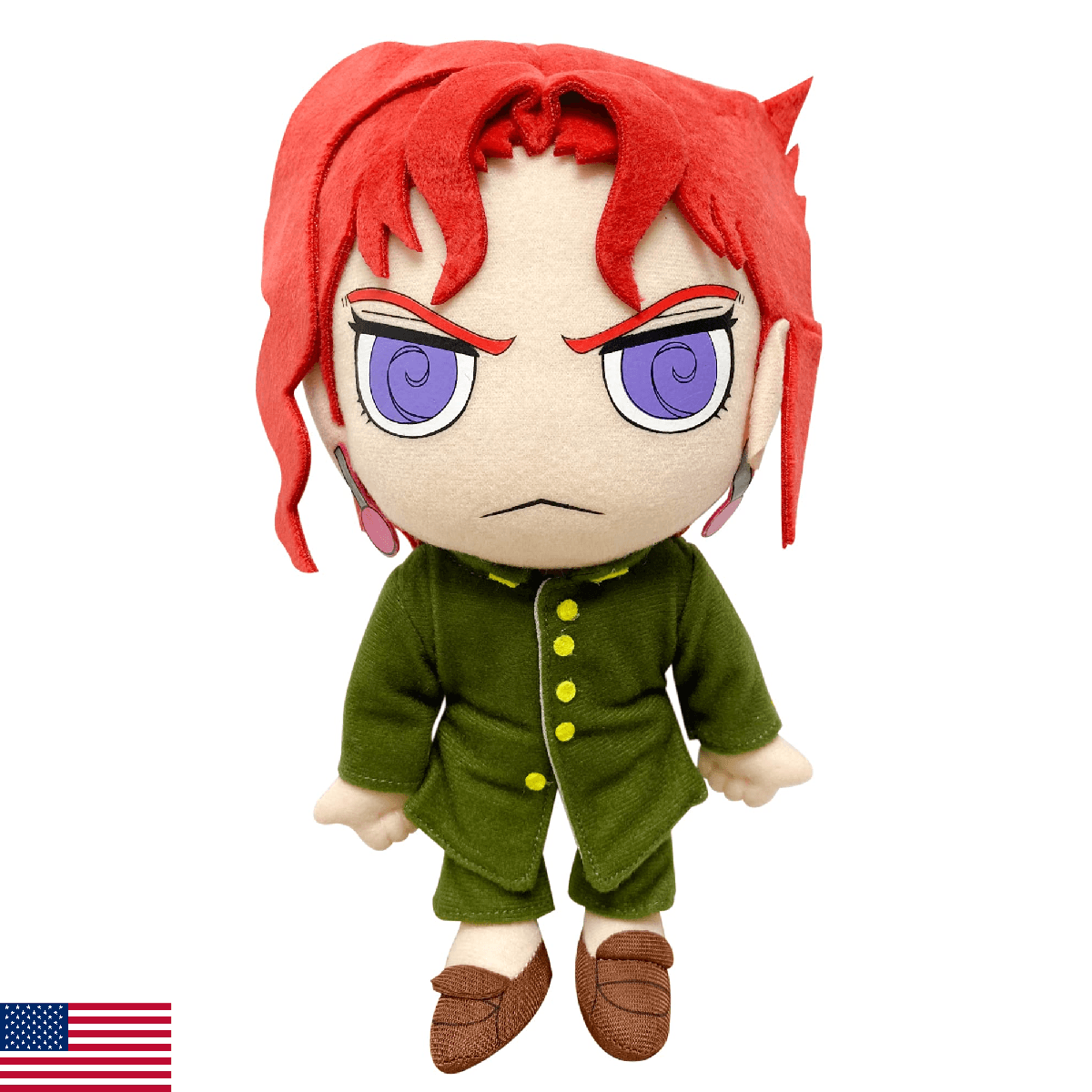Great Eastern Jojo's Bizarre Adventure Noriaki Kakyoin Plush, 9 inch - Image 1