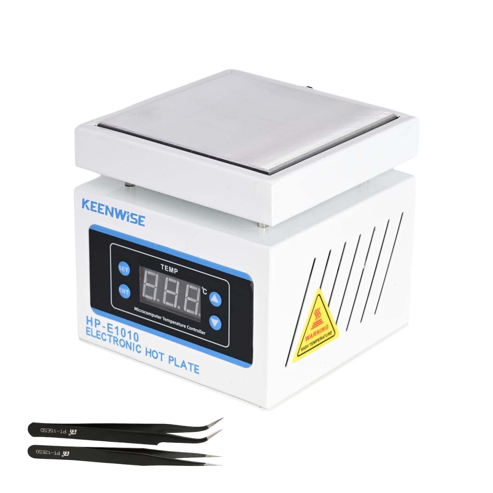 KeenWise 110V 360W Soldering Hot Plate Electric Preheat Station 100x100mm Lab Re - Image 1